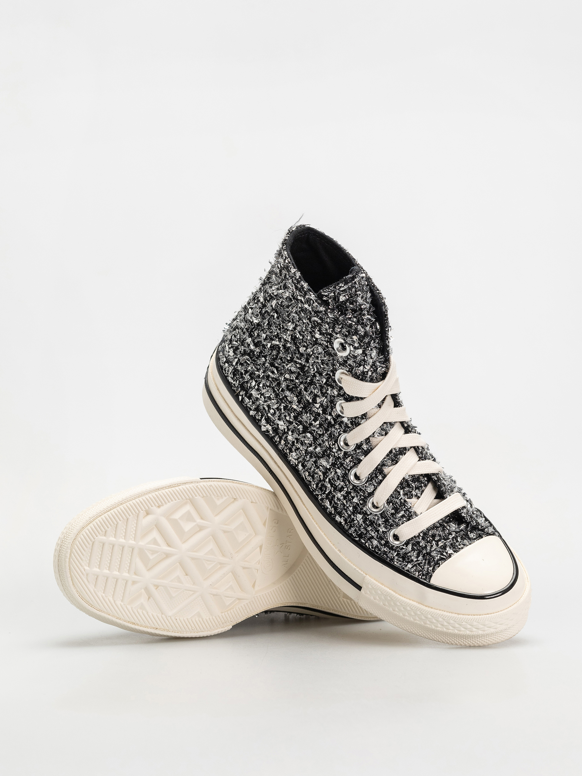 Converse Chucks Chuck 70 Hi (black/silver/egret)