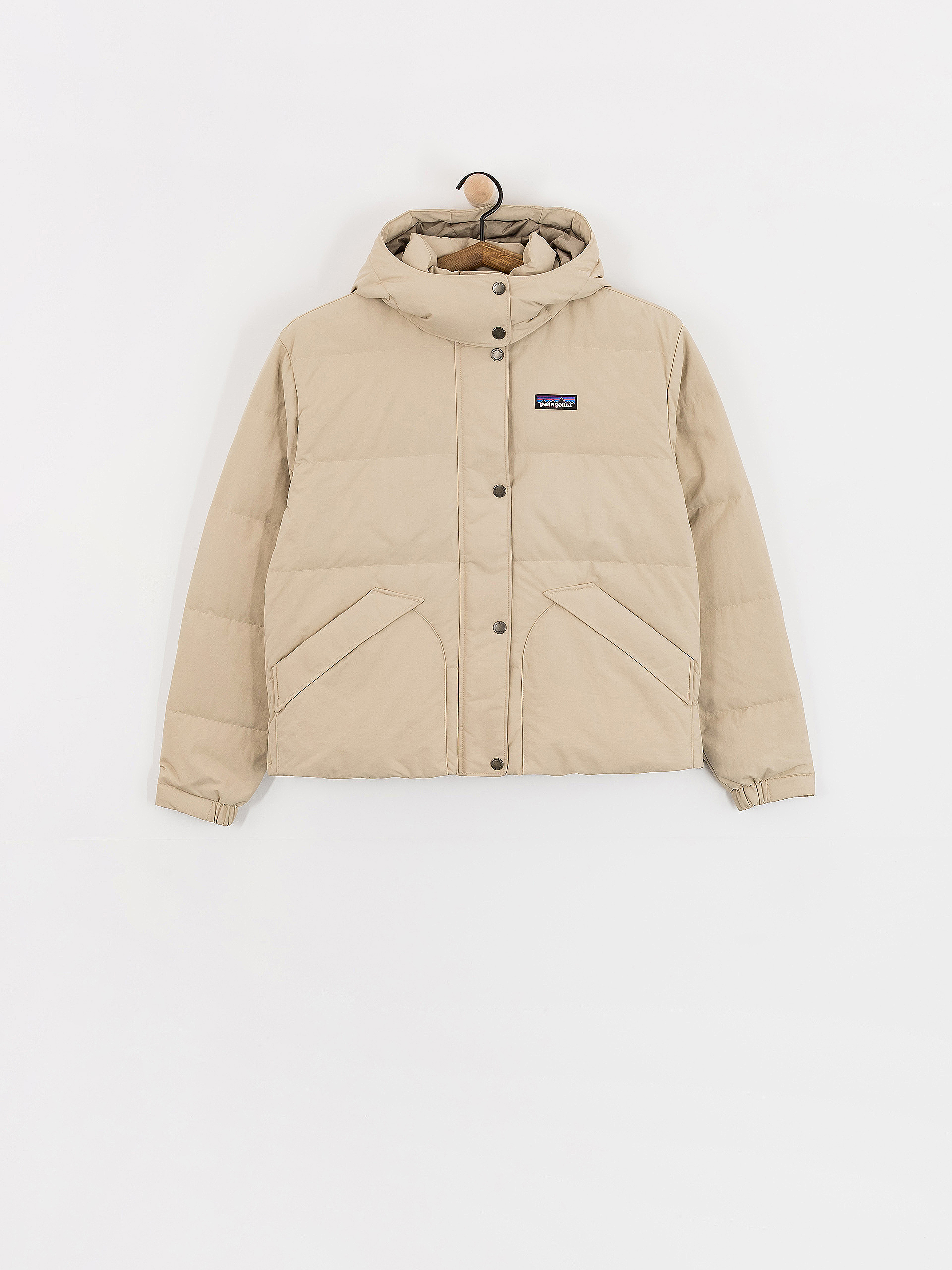 Patagonia Jacket Downdrift Wmn - beige (oar tan w/seabird grey)