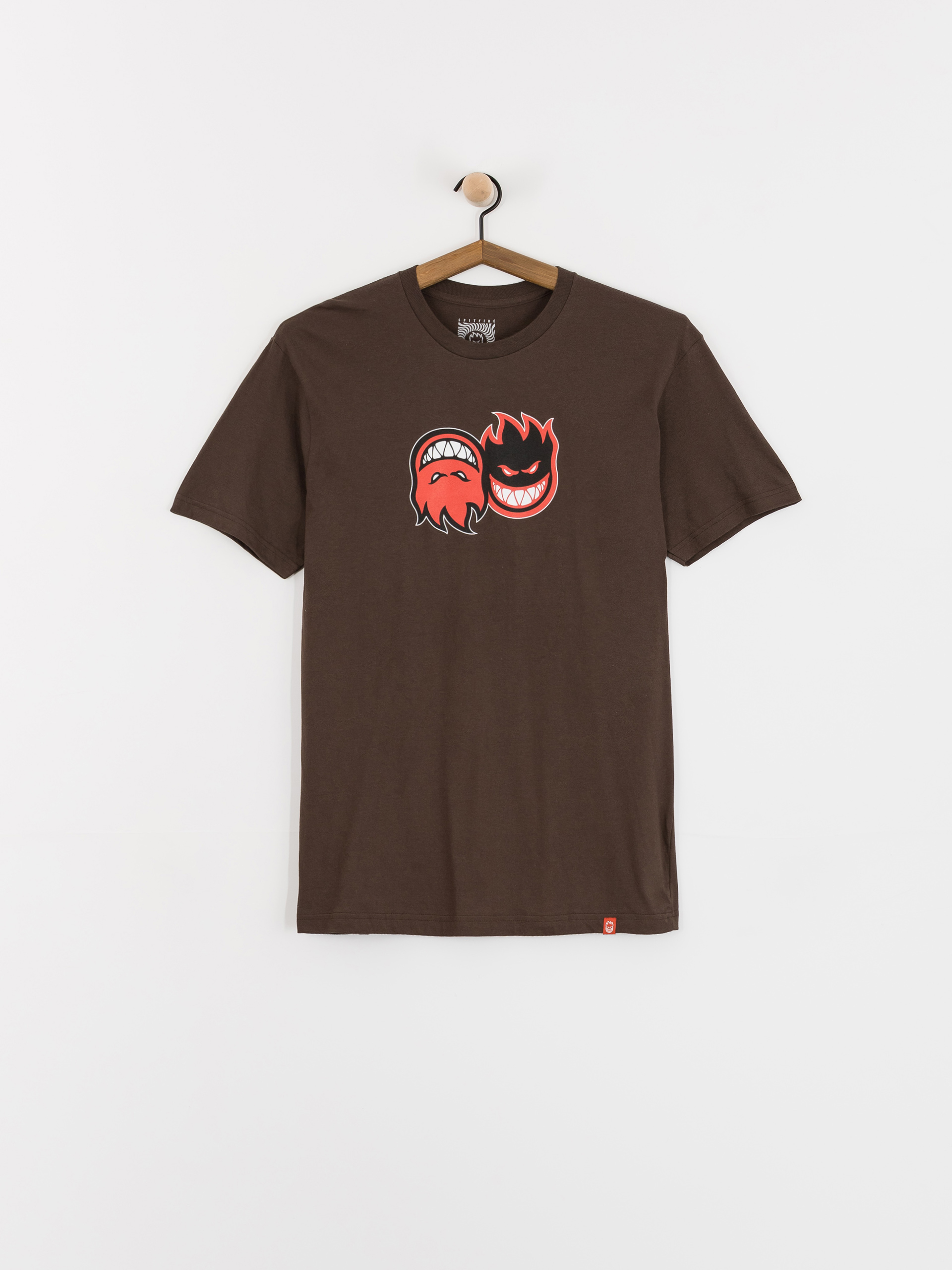 Spitfire Eternal Fill T-shirt (brown w/red white&black print)