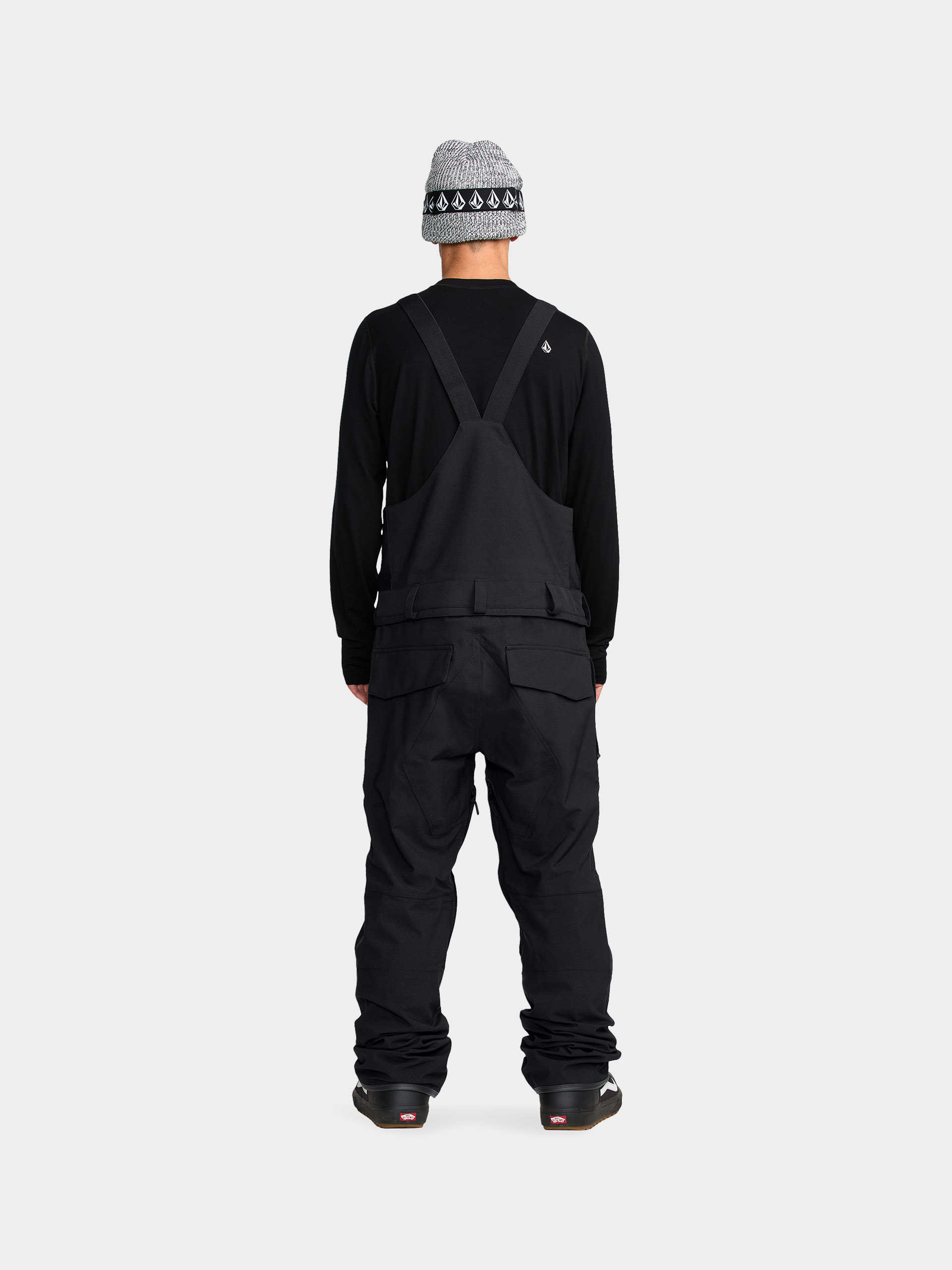 Mens Volcom Snowboard pants Roan Bib Overall (black)