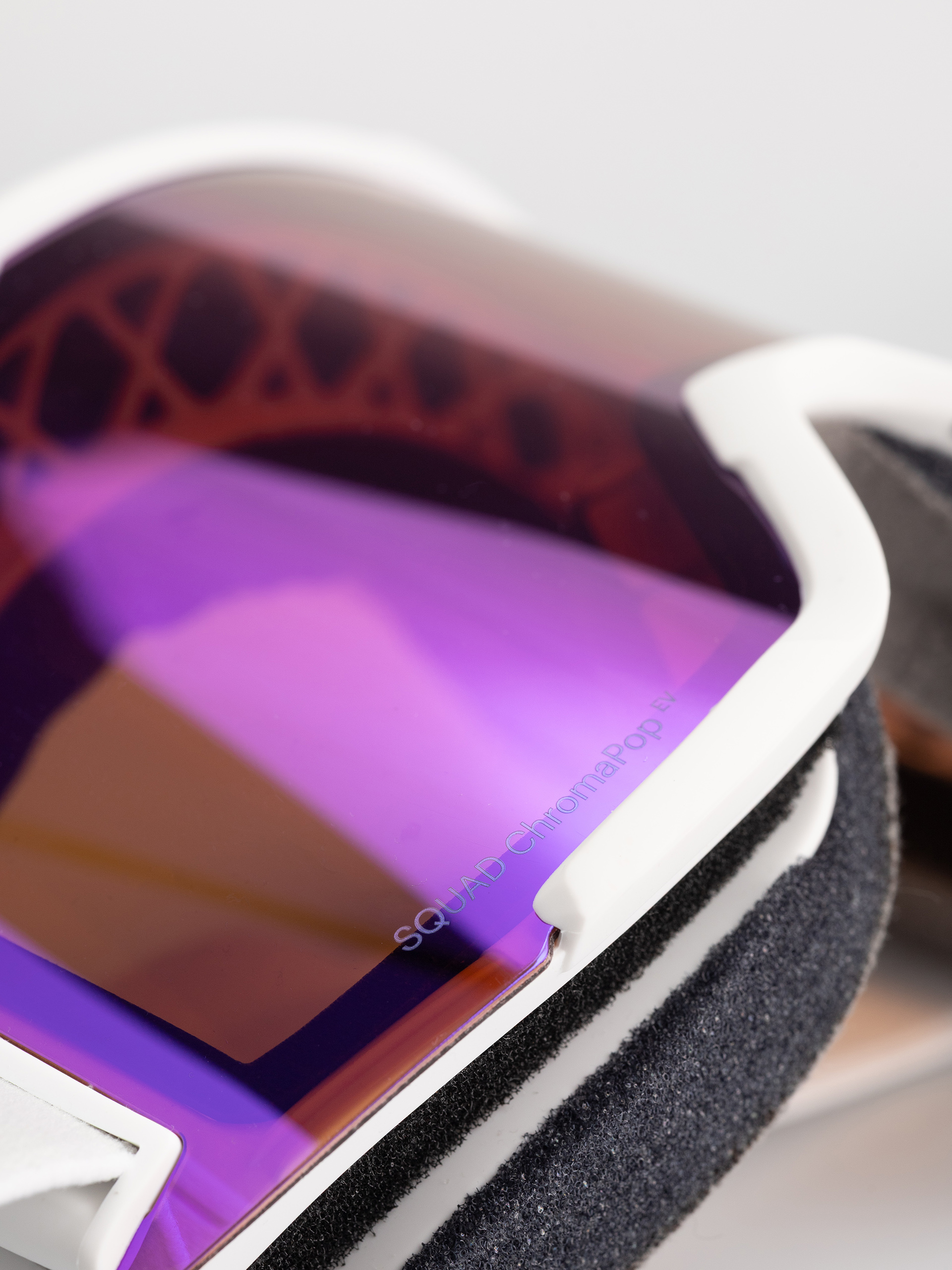 Smith Squad Goggles (white vapor/chromapop everyday violet mirror)