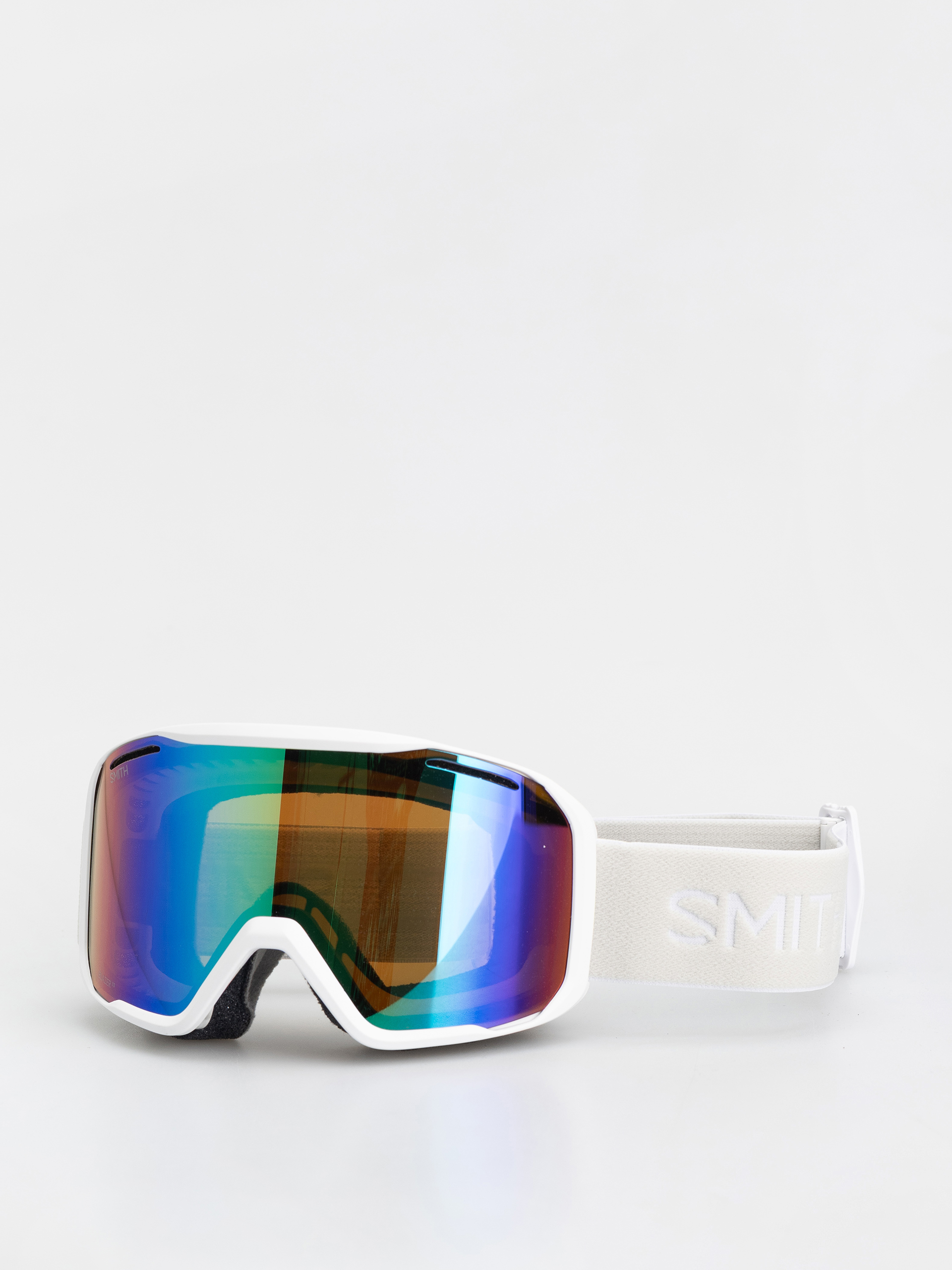 Smith Blazer Goggle (white/green sol x mirror)