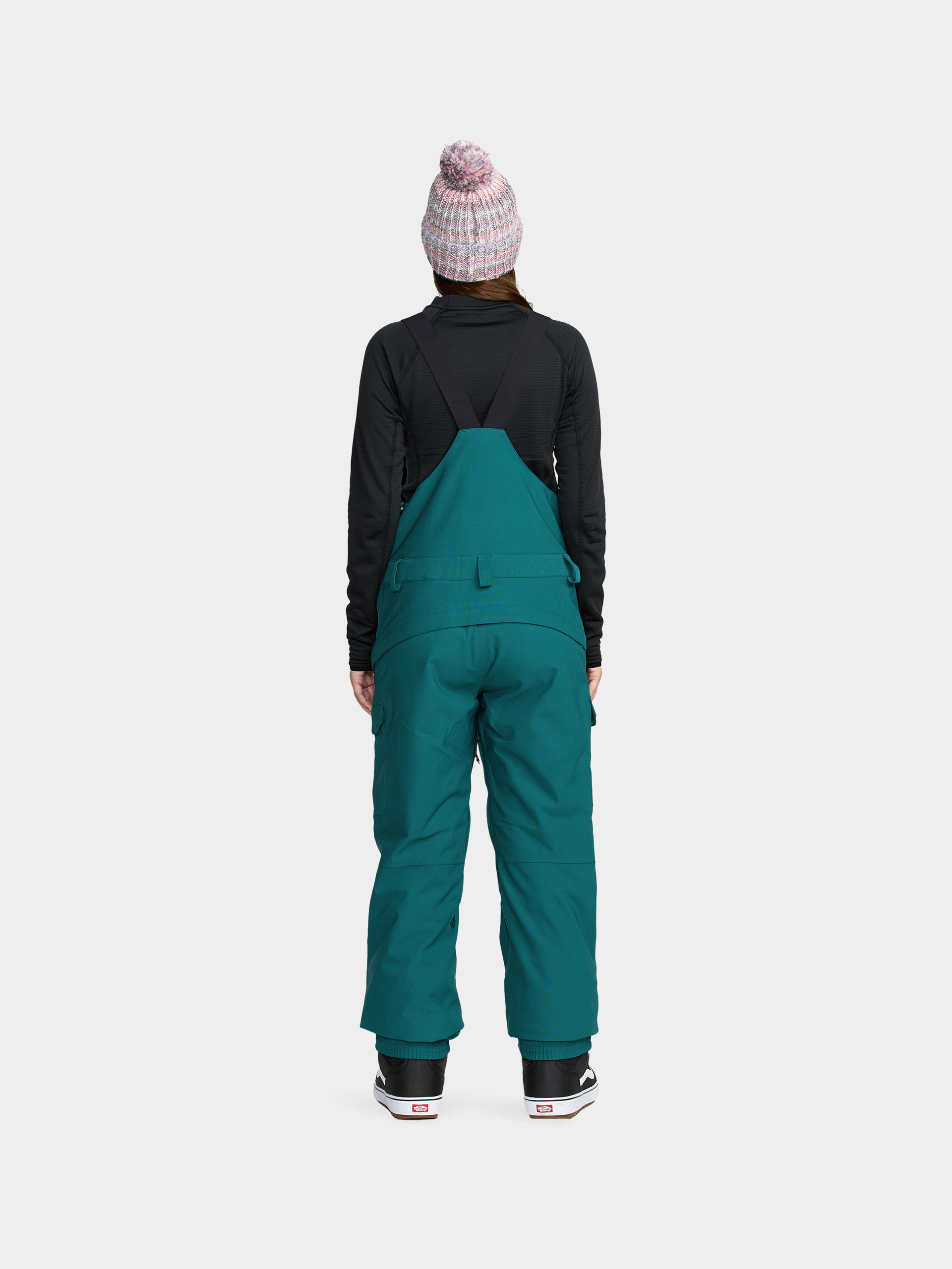 Womens Volcom Snowboard pants Creston 3D Stretch Bib Overall (atlantic deep)
