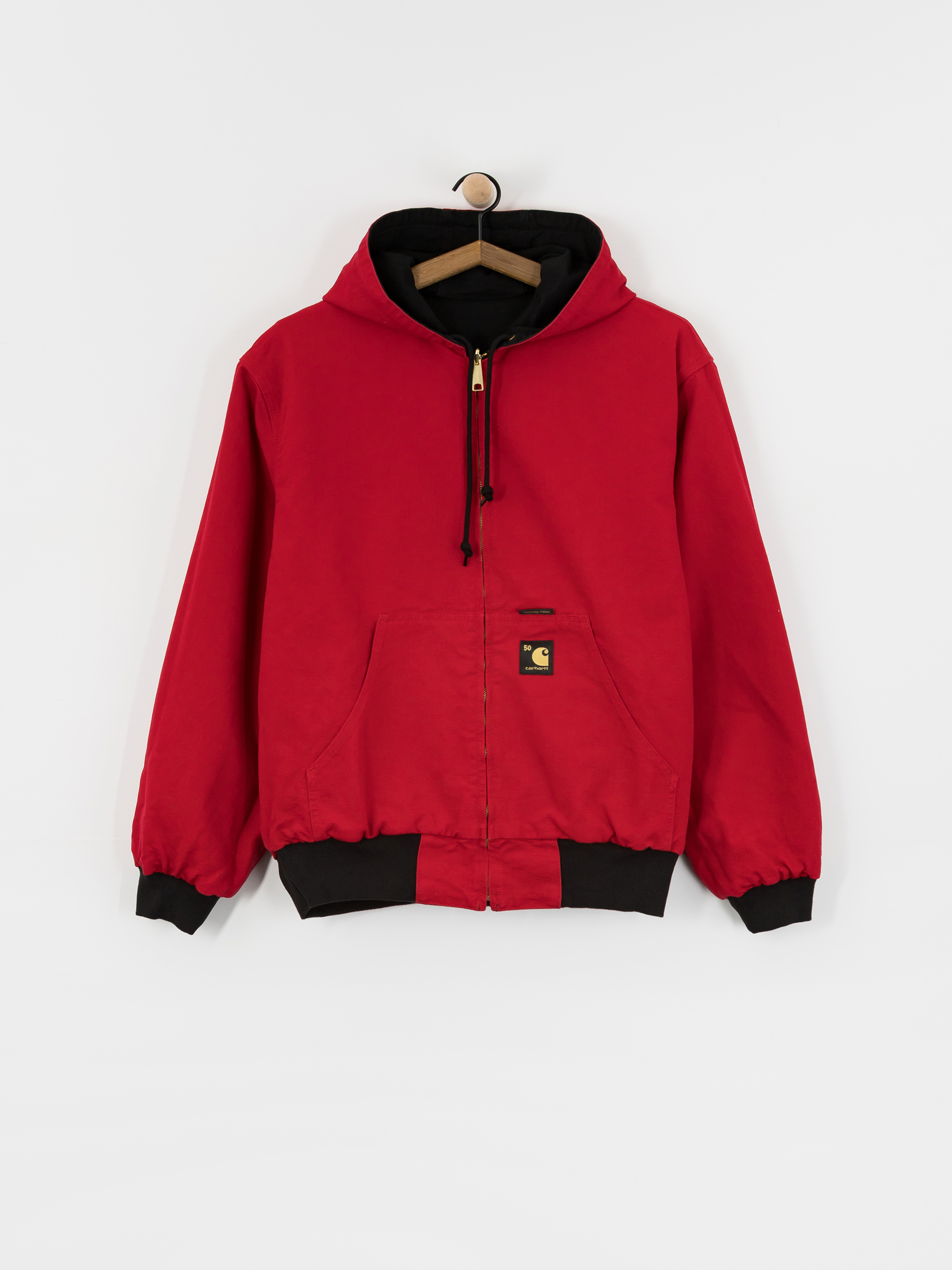 Carhartt WIP Jacket 50 Years Anniversary OG Active (black/usa red/rinsed)