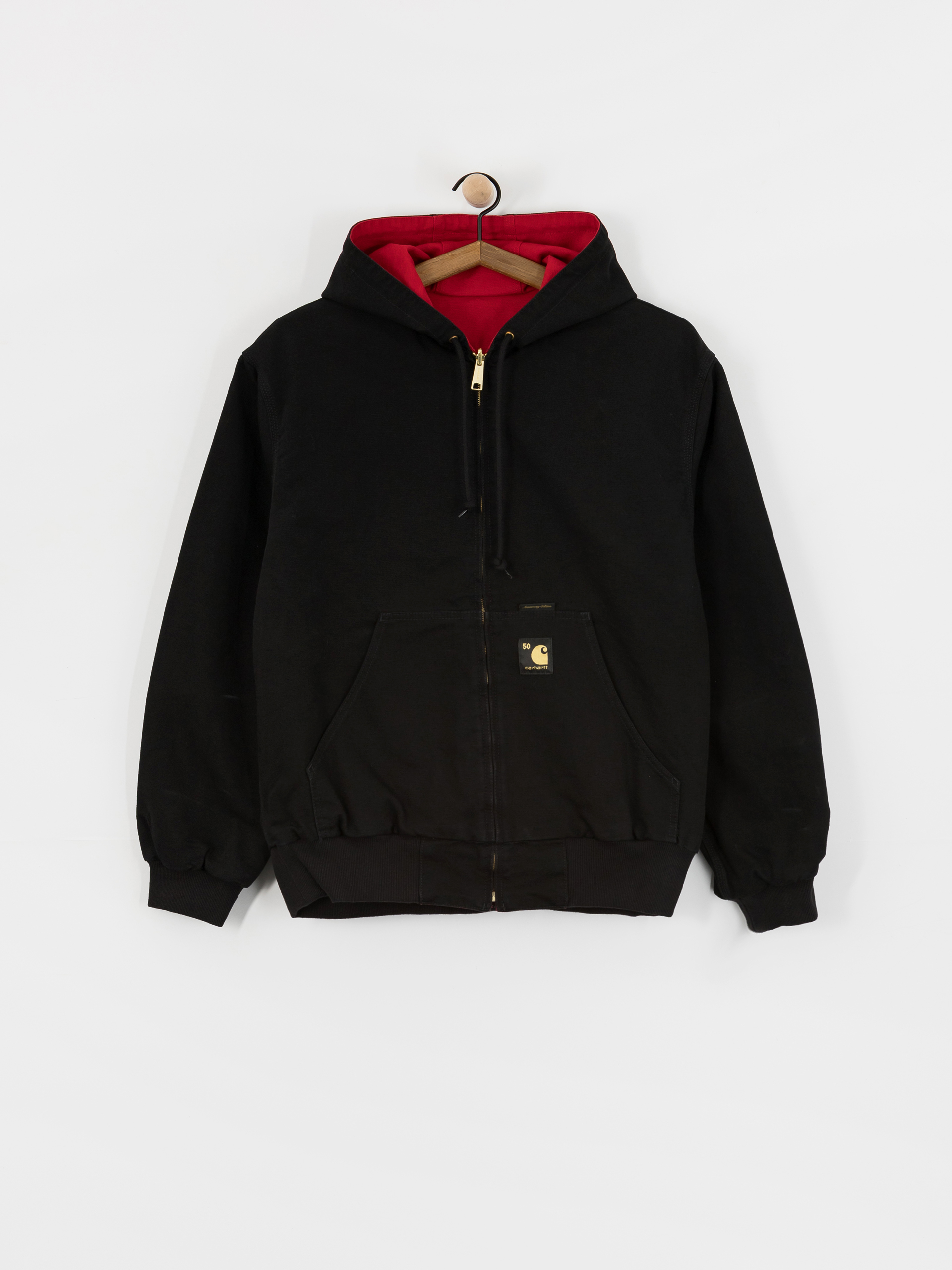 Carhartt WIP Jacket 50 Years Anniversary OG Active (black/usa red/rinsed)