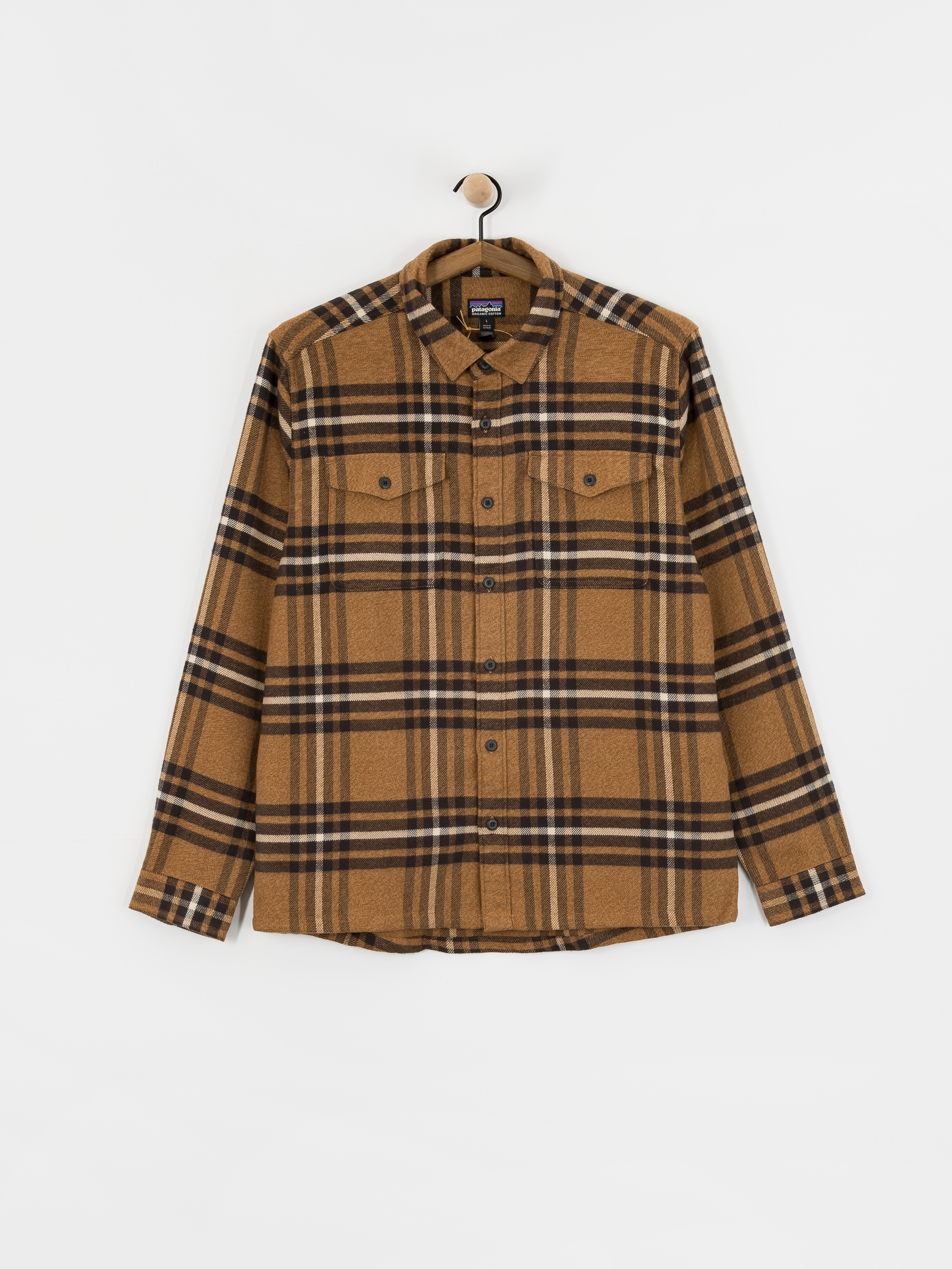 Patagonia Fjord Flannel Shirt - brown (catch deer brown)