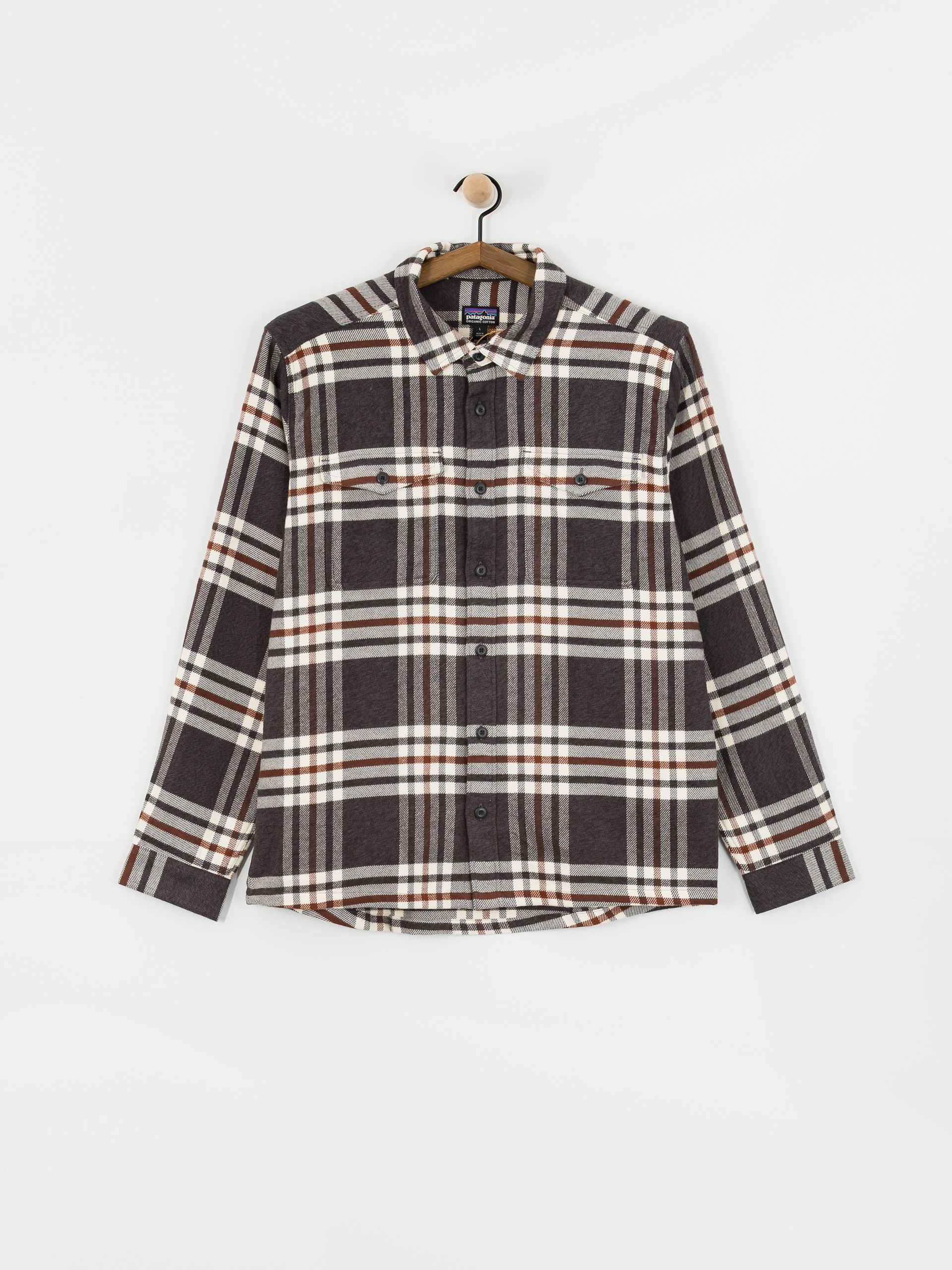 Patagonia Fjord Flannel Shirt (catch ink black)