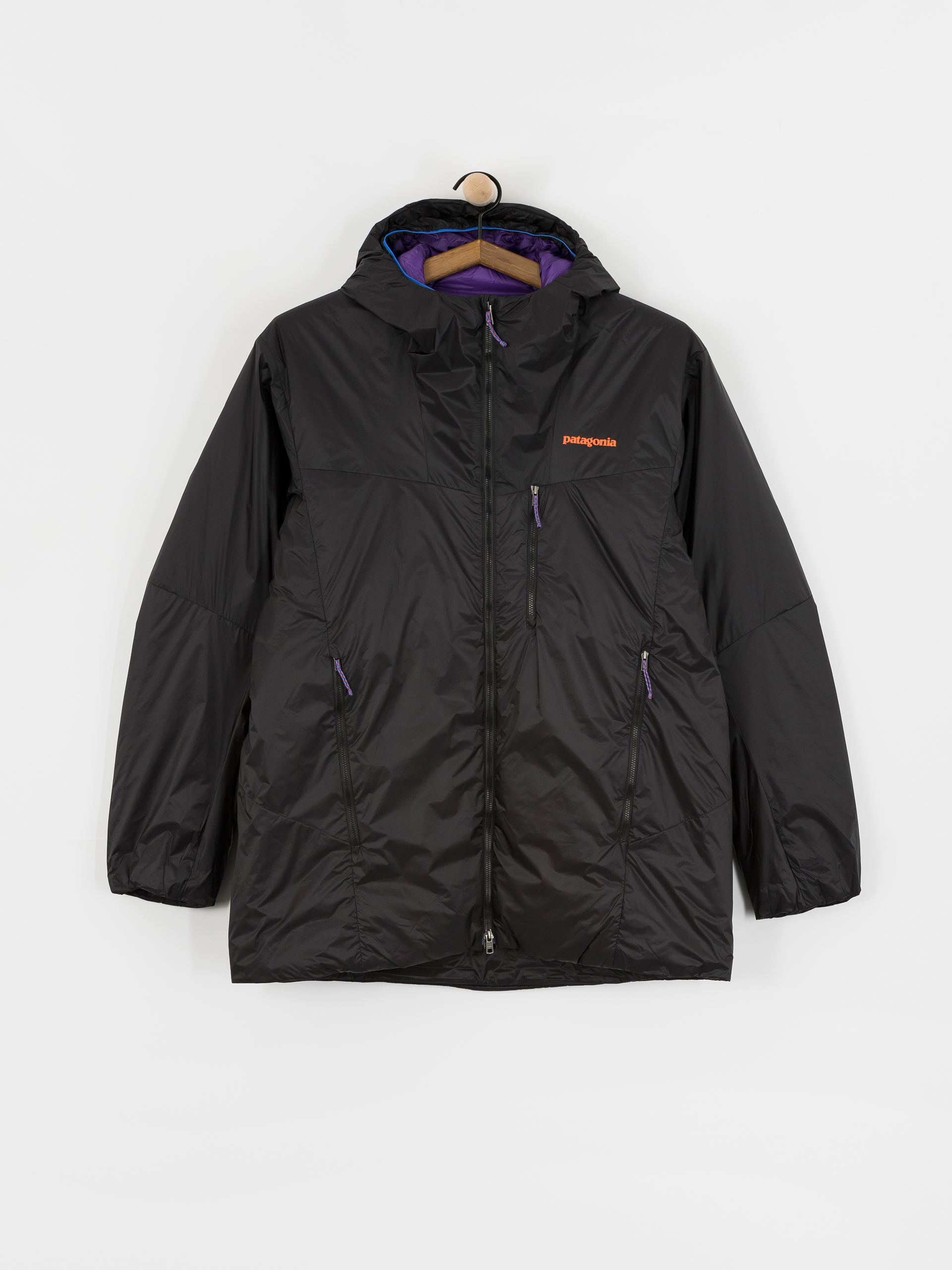 Patagonia DAS Parka Jacket (black w/p6 blue)