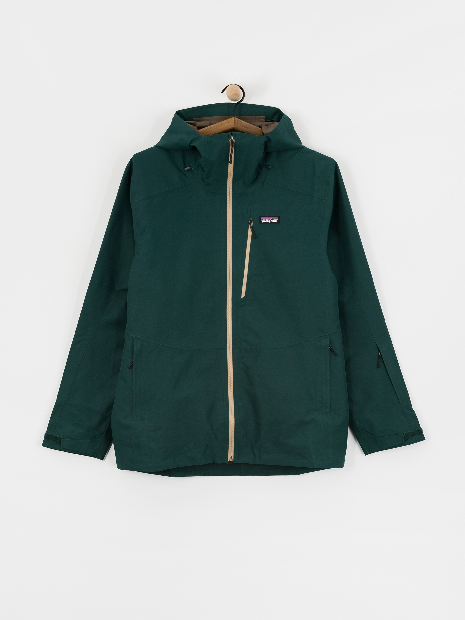 Herren Patagonia Powder Town Snowboard Jacke (cascade green)