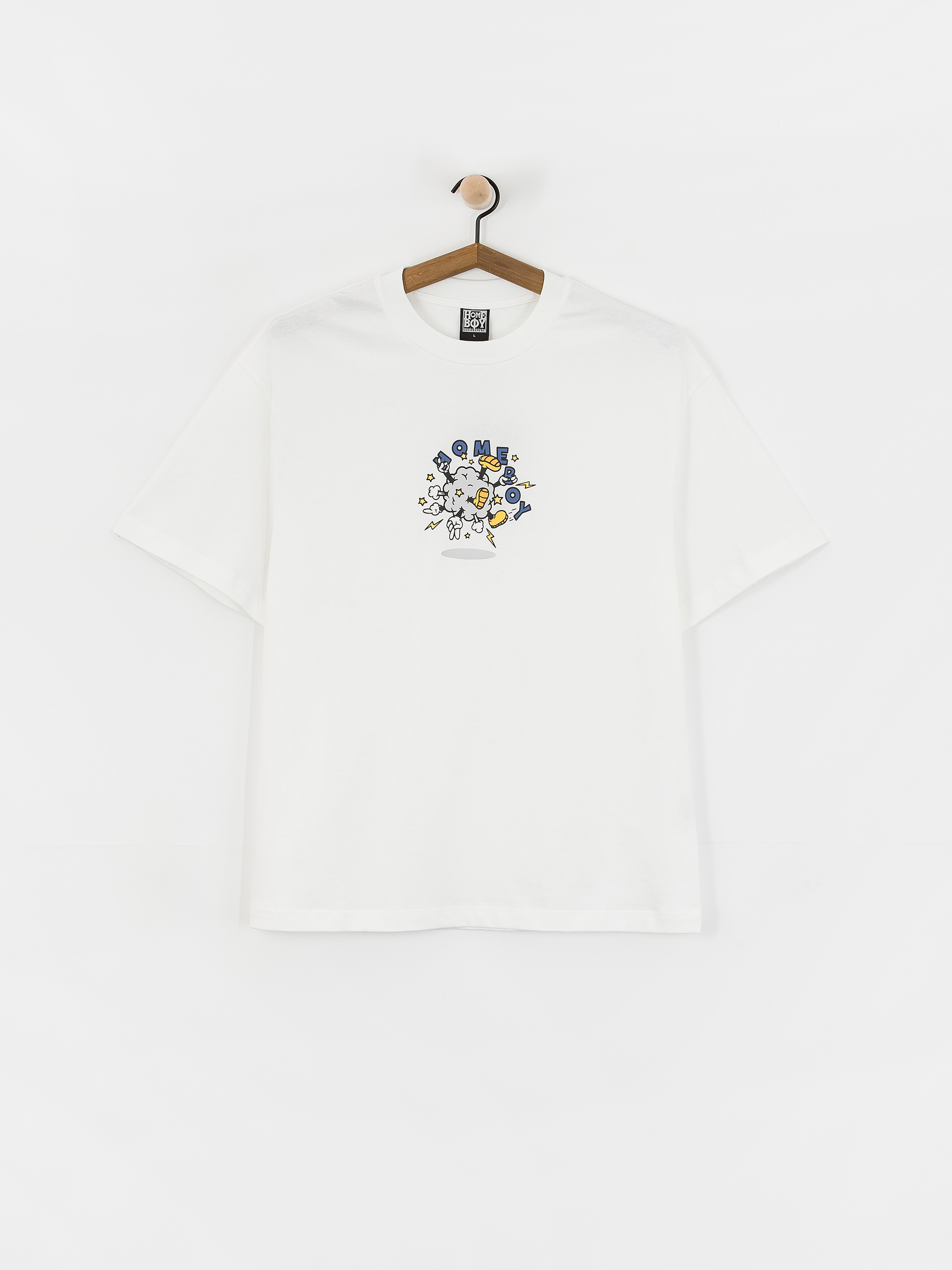 Homeboy T-Shirt Fight Cloud (white)