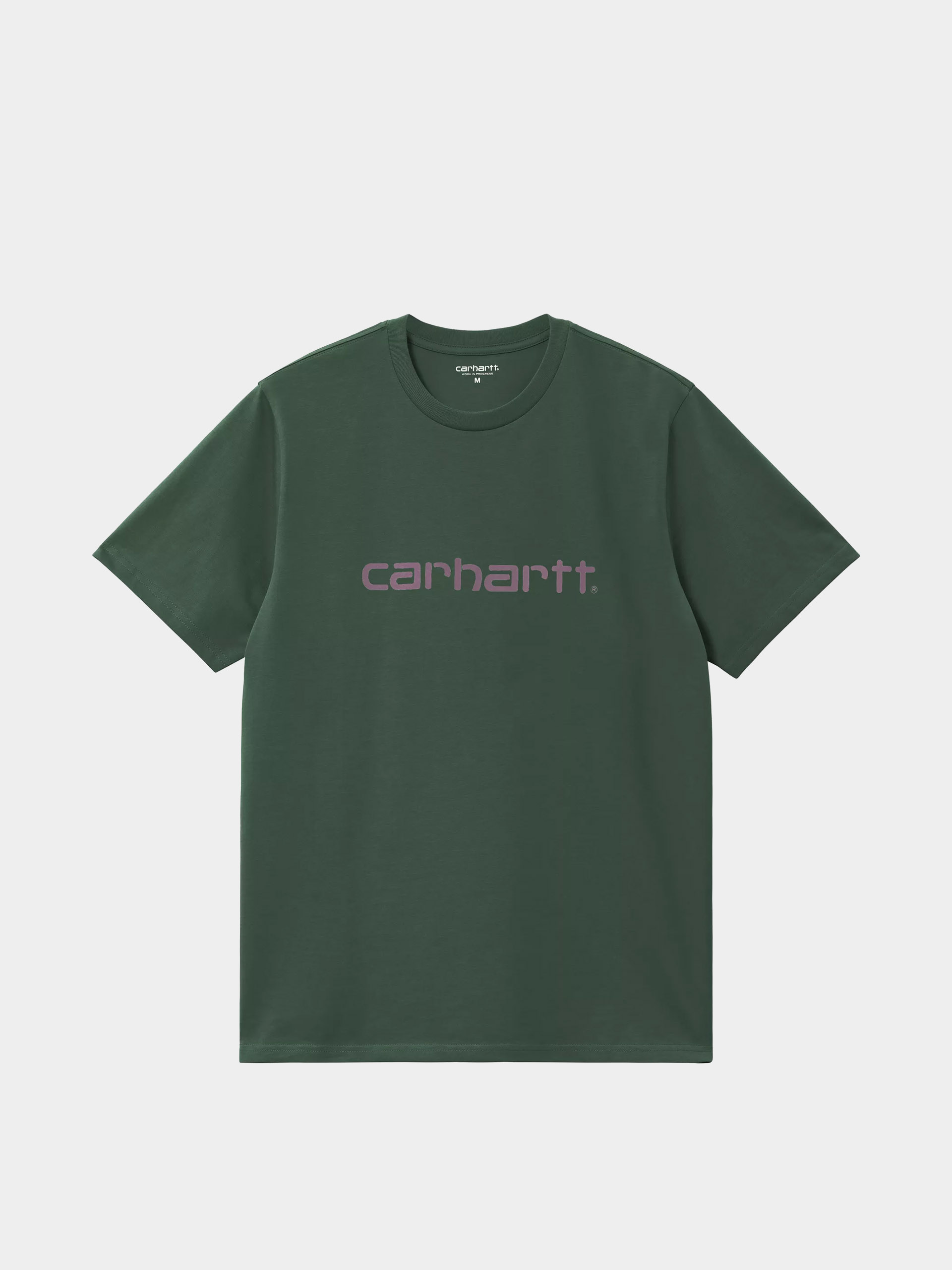 Carhartt WIP T-Shirt Script (sycamore tree/phlox)