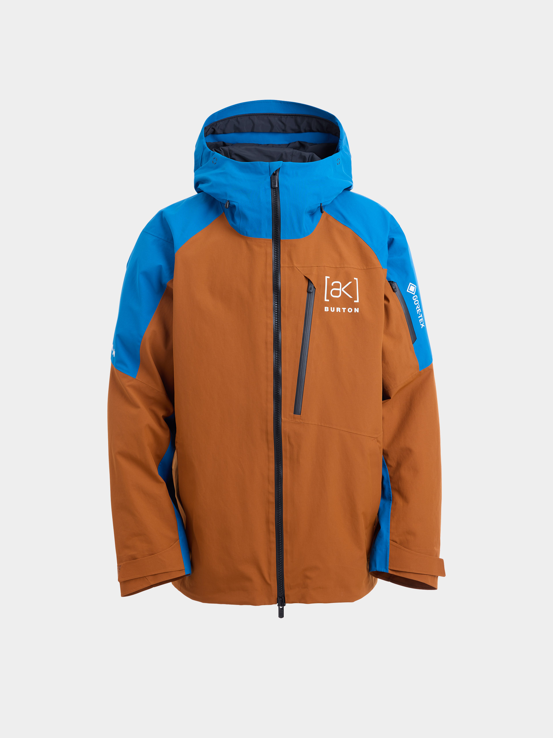 Mens Burton Snowboard jacket Ak Gore Tex Cyclic 2L (chestnut brown/blue teal)