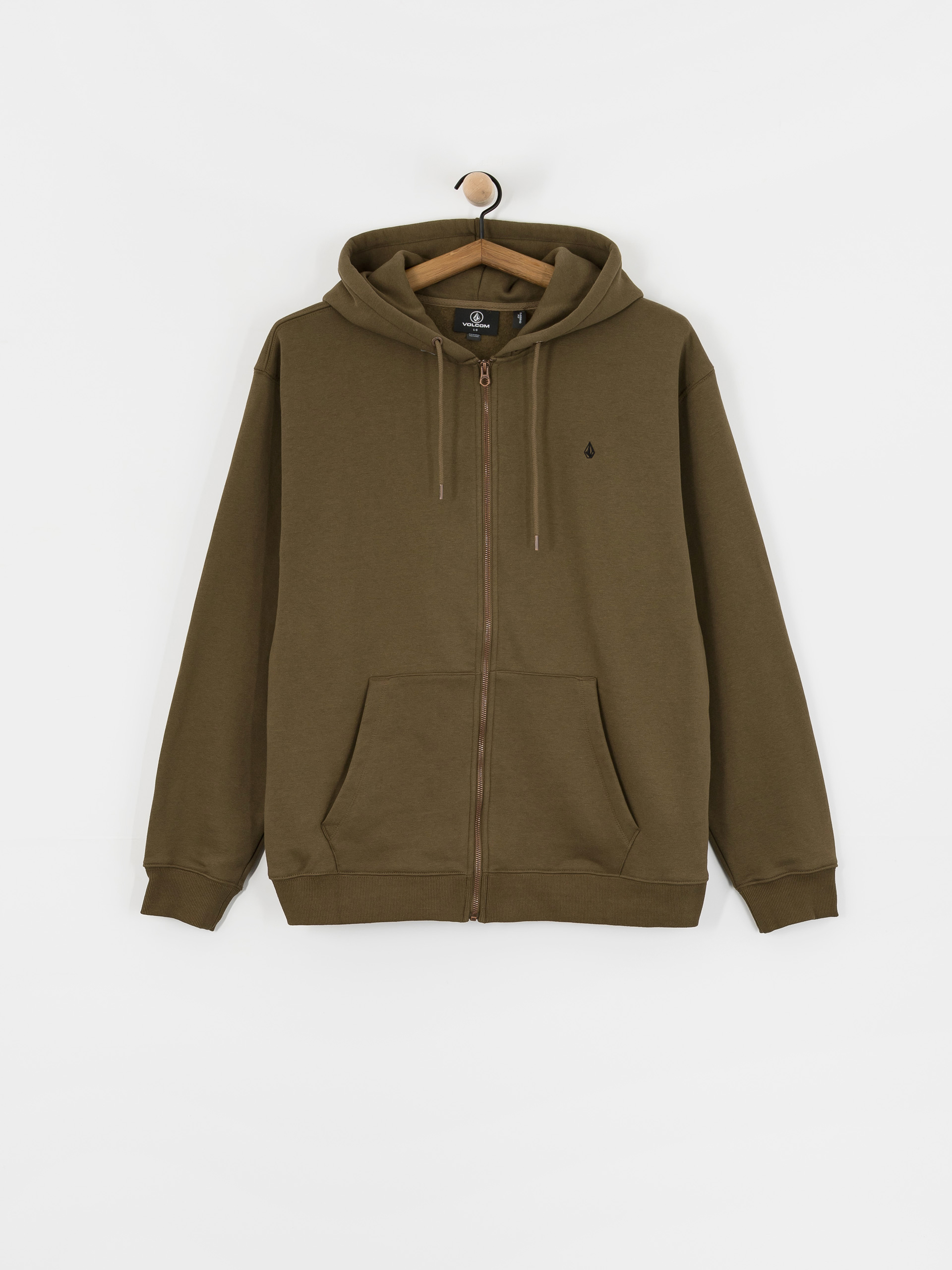 Volcom Hoodie Single Stone ZHD - brown (sage leaf)