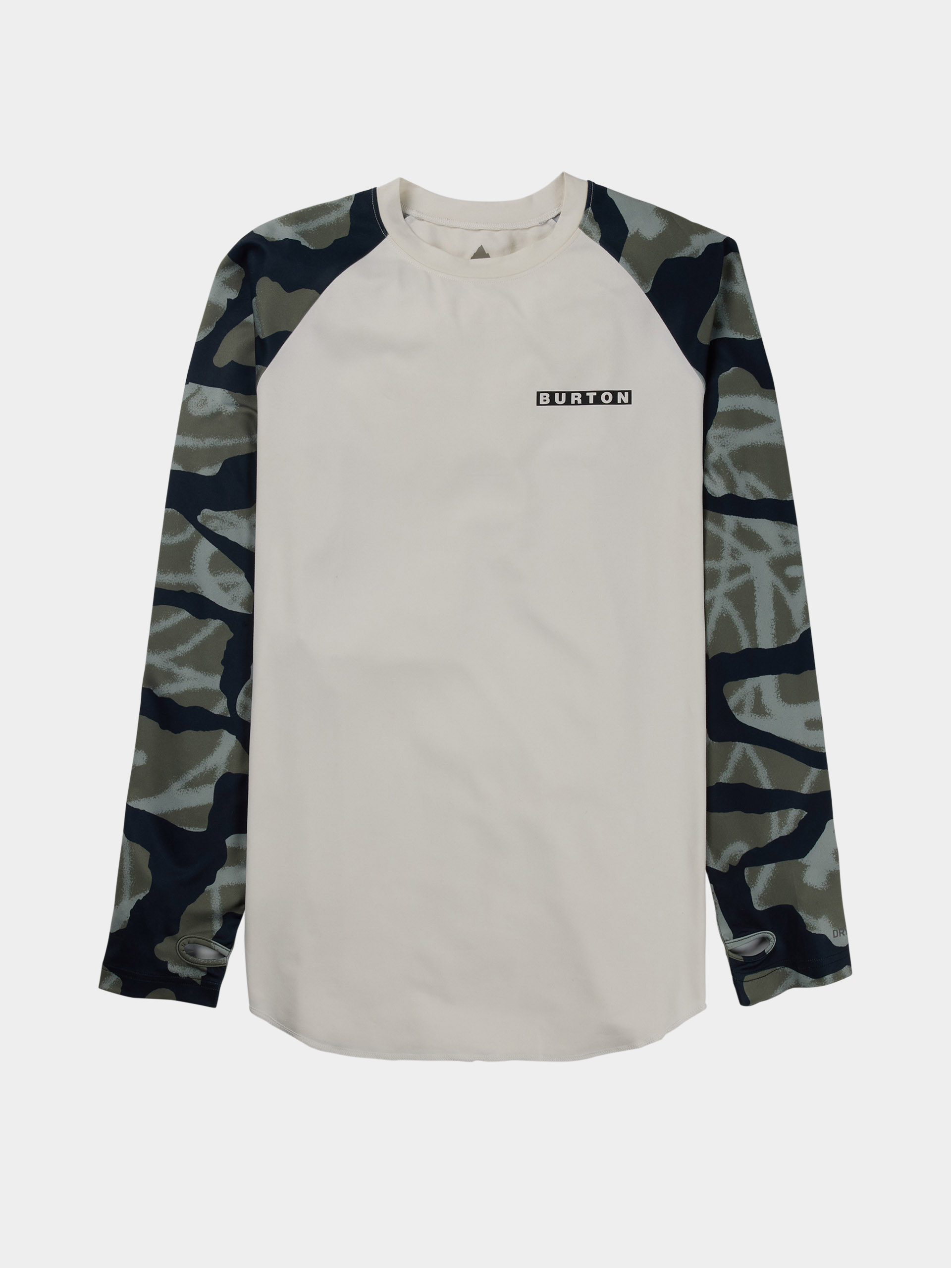 Burton Aktives Longsleeve Roadie Base Layer Tech (stout white/graffiti camo)