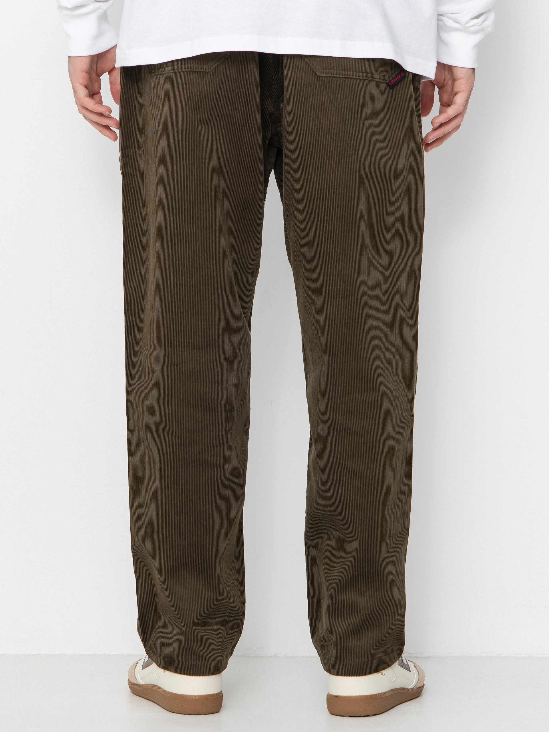 Gramicci Corduroy Loose Tapered Ridge Pants (olive)