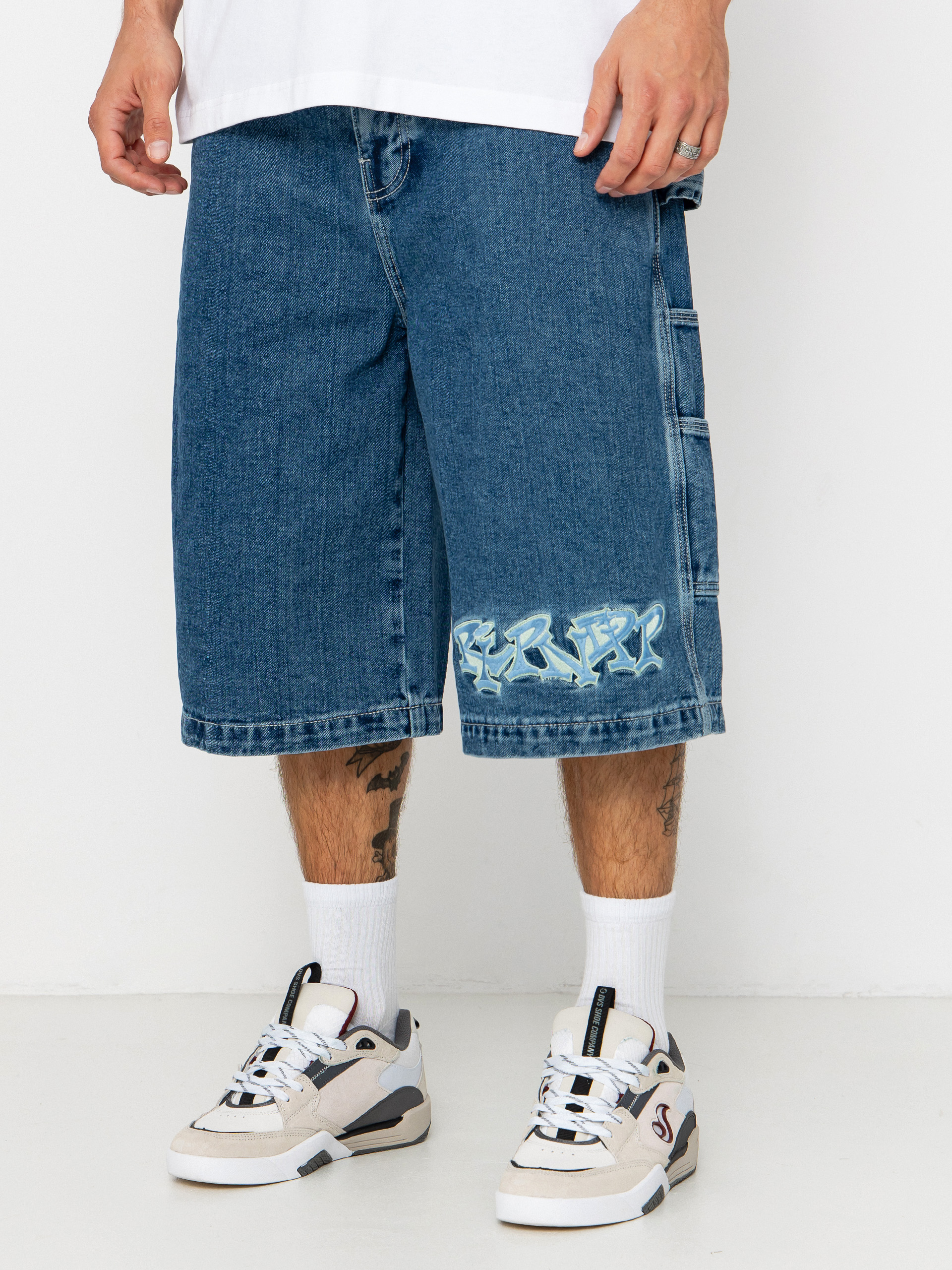 Stussy Denim Big Ol' Jean Shorts - blue (blue)