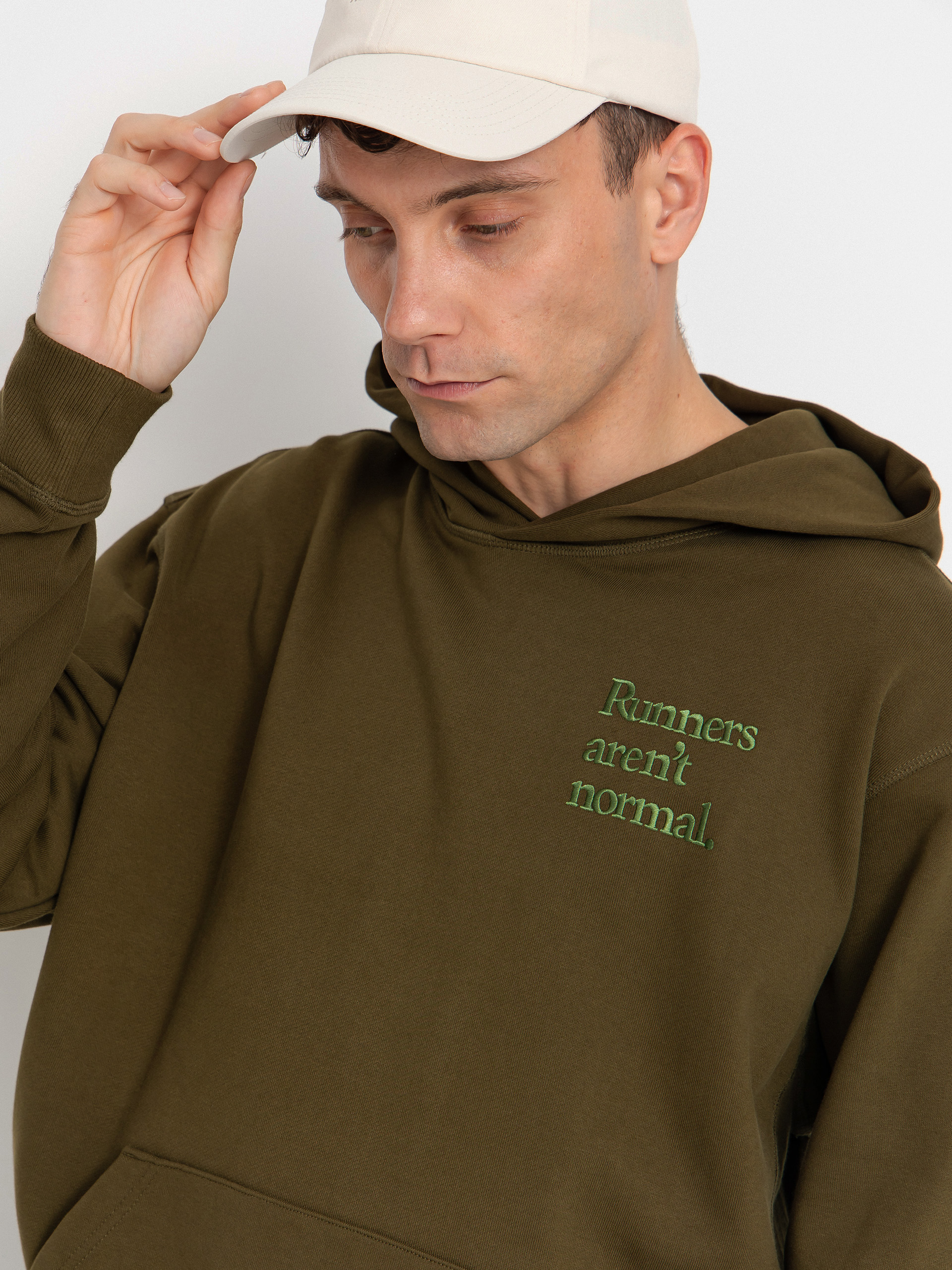 New Balance Athletics Runners Arent Normal HD Hoodie (brown)