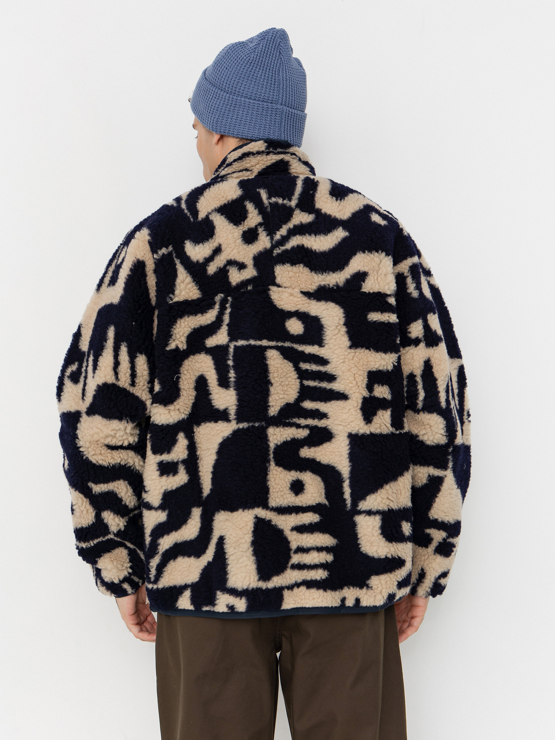 Patagonia Natural Blend Retro Cardigan Sweatshirt (mother tree oar tan)