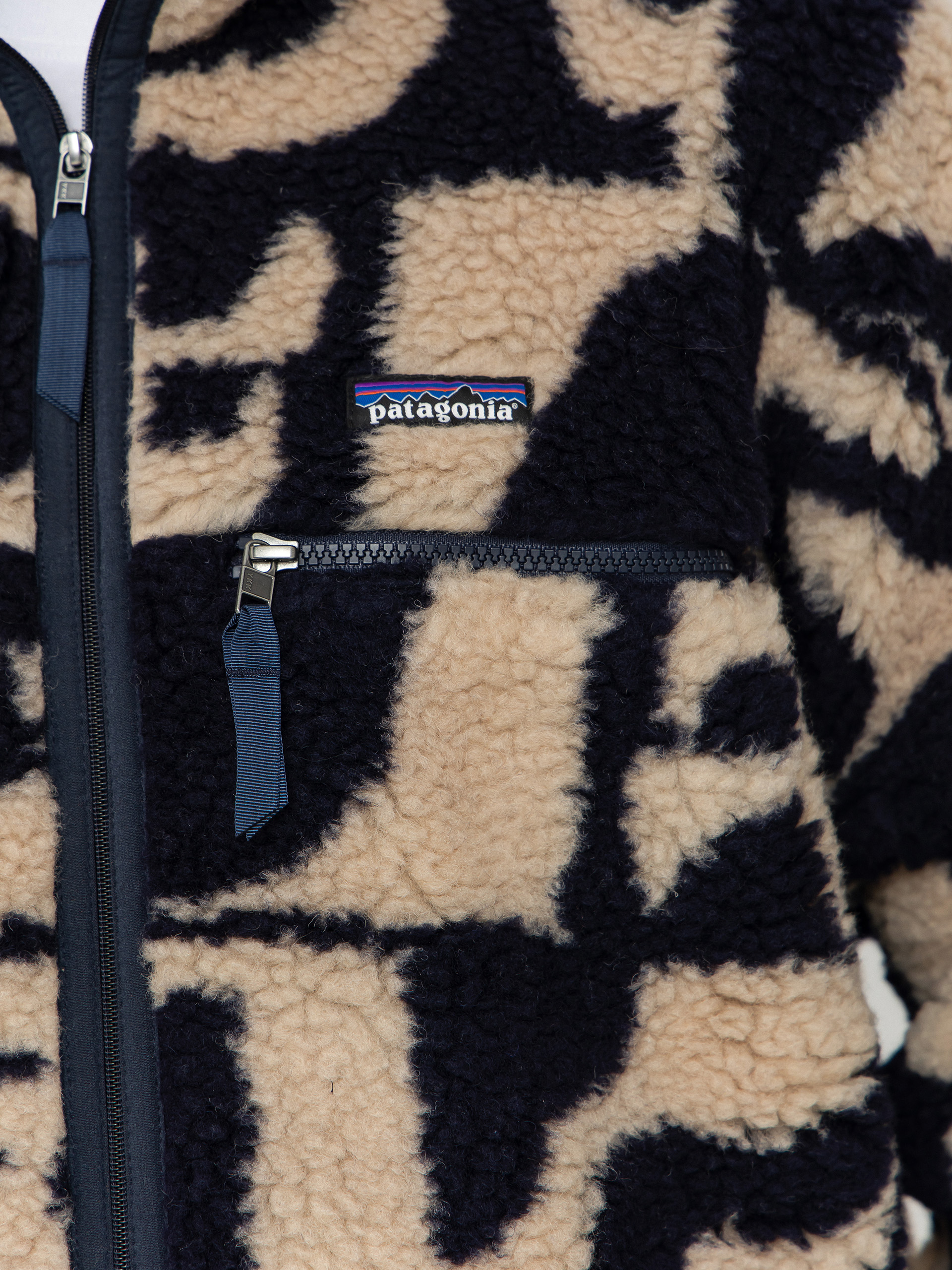 Patagonia Natural Blend Retro Cardigan Sweatshirt (mother tree oar tan)