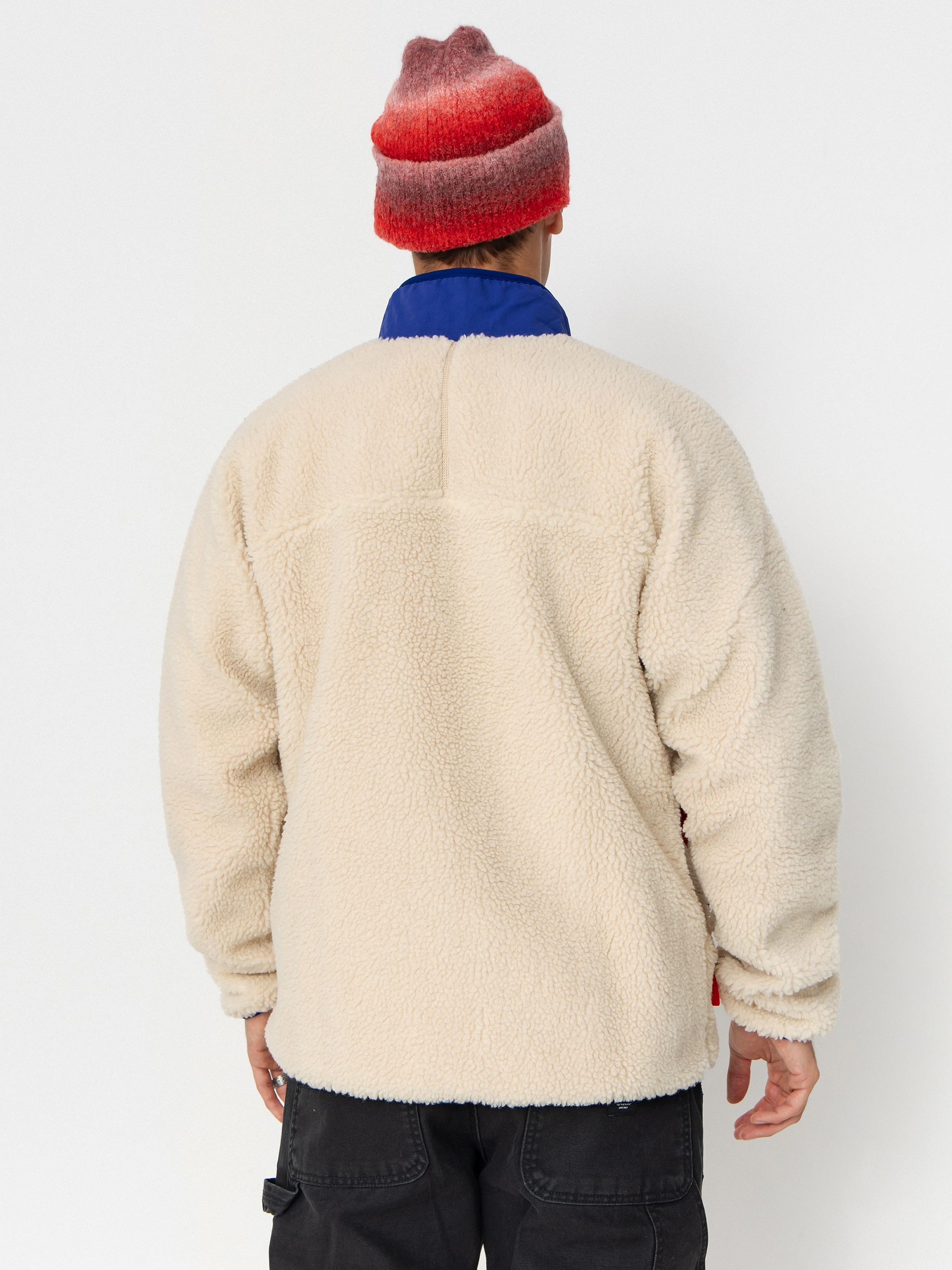 Patagonia Classic Retro X Jacket - beige (natural w/obsidian plum)