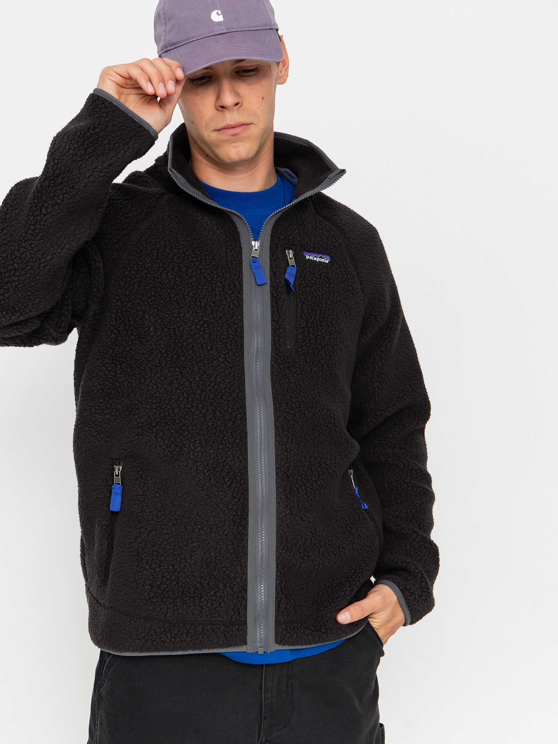 Patagonia Retro Pile Jacket (black w/forge grey)