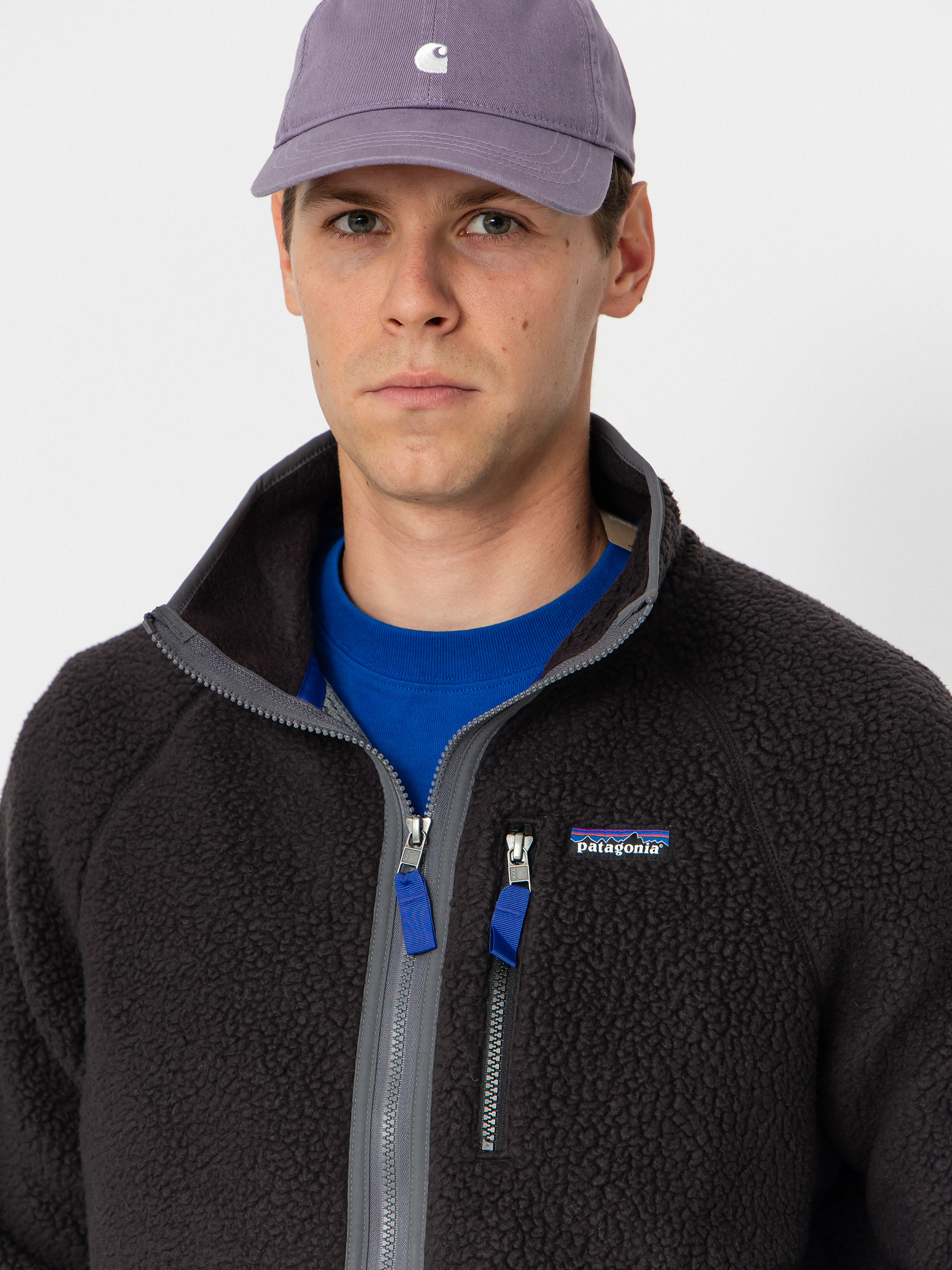 Patagonia Retro Pile Jacke (black w/forge grey)