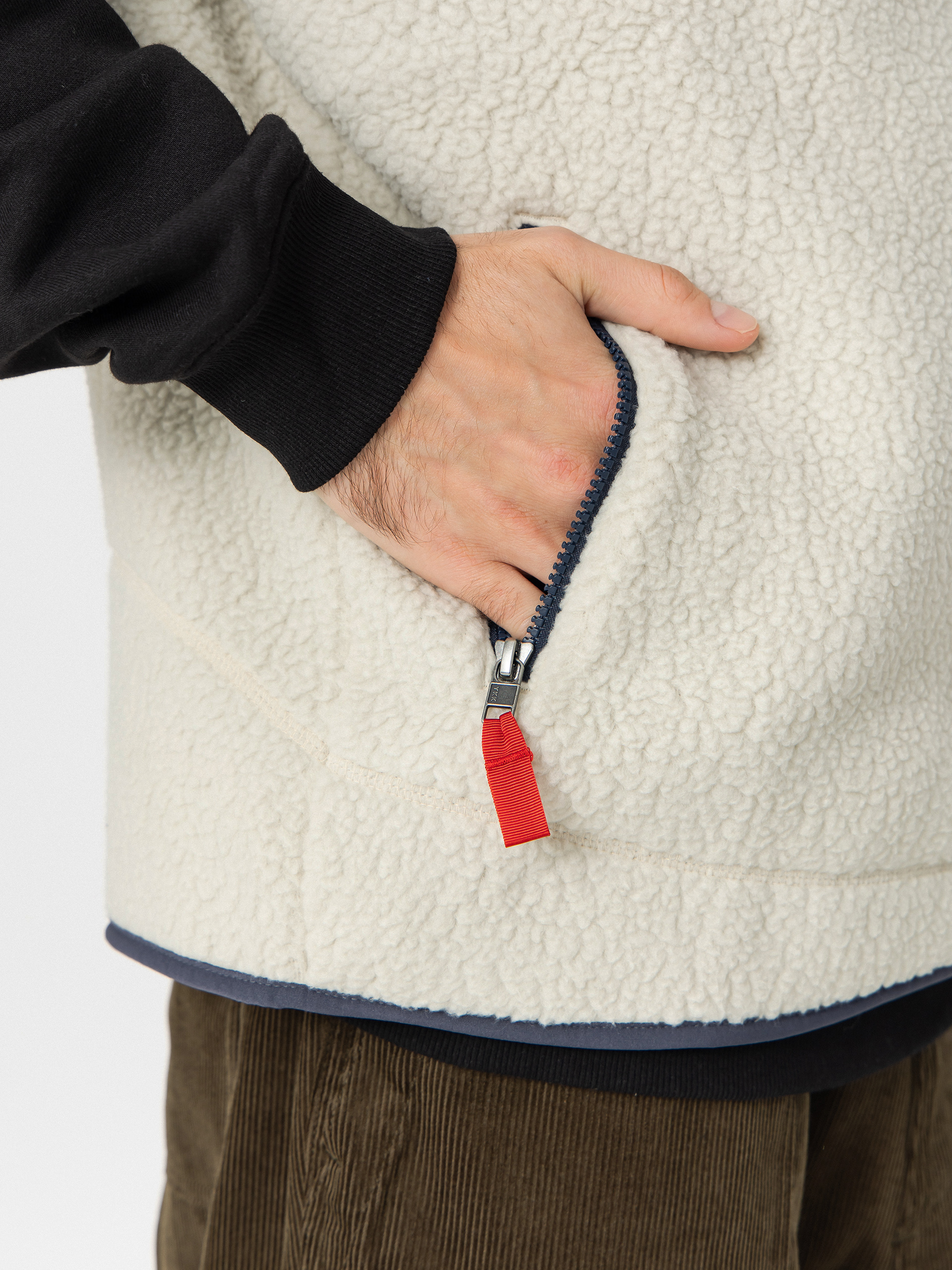 Patagonia Retro Pile Vest (pelican w/smolder blue)