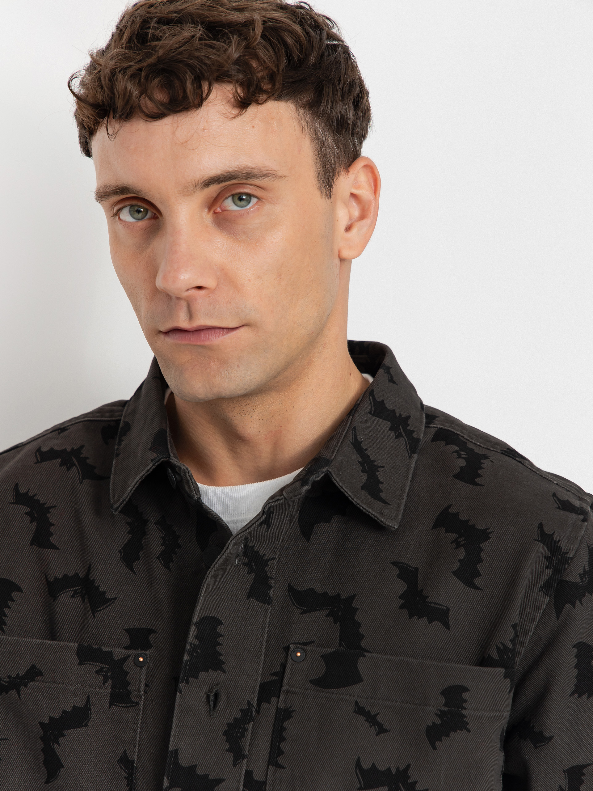 Volcom Fa Jj Villard Shirt (rinsed black)