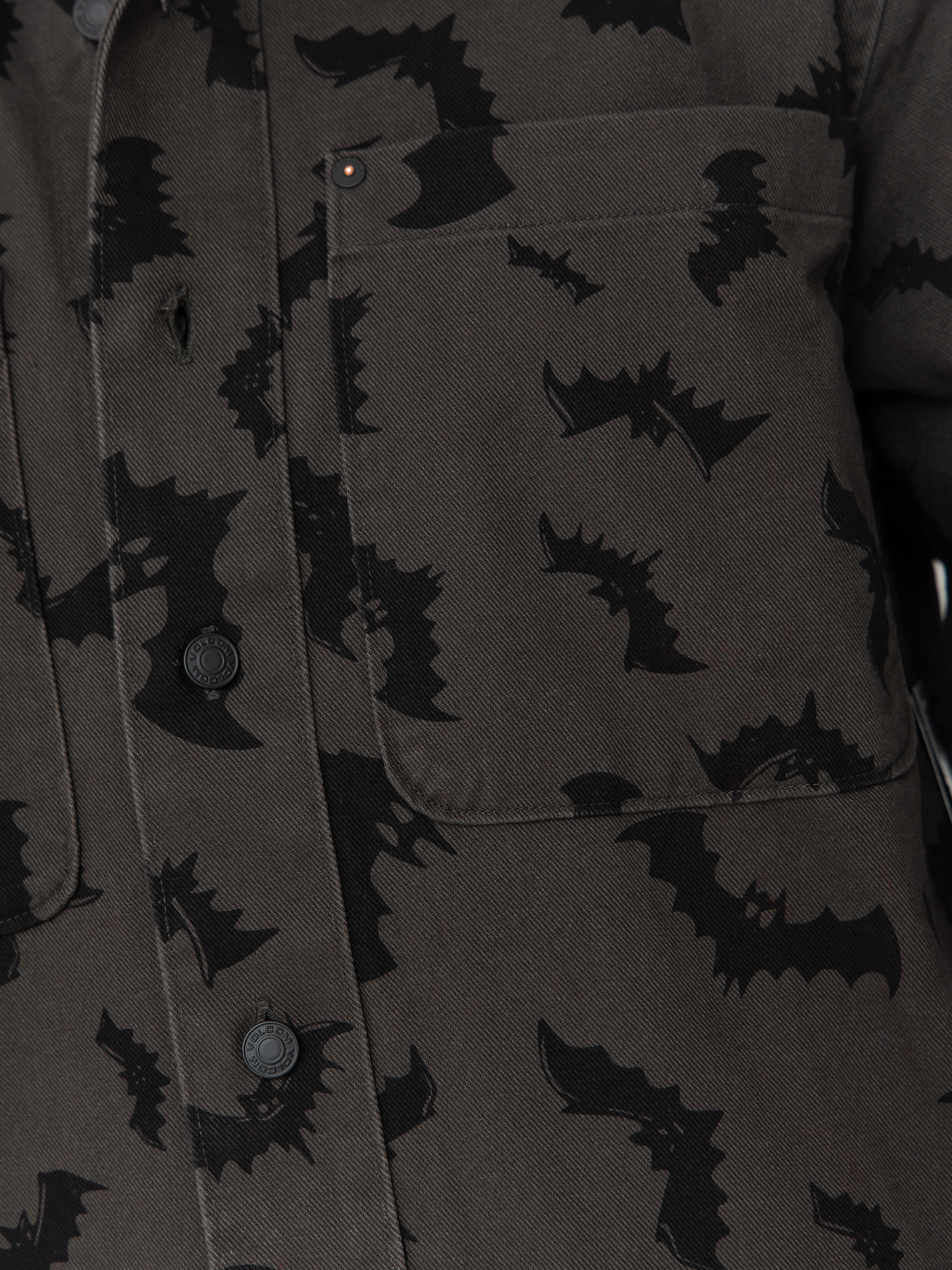 Volcom Fa Jj Villard Hemd (rinsed black)