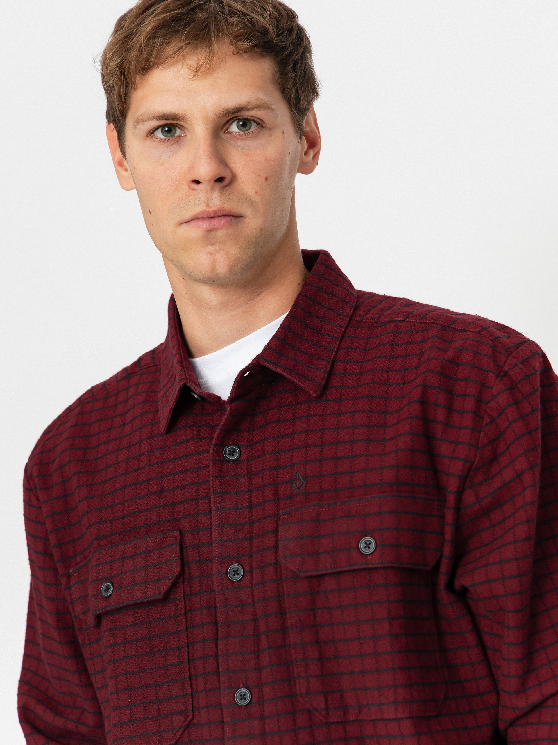 Volcom Augustone Hemd (merlot)