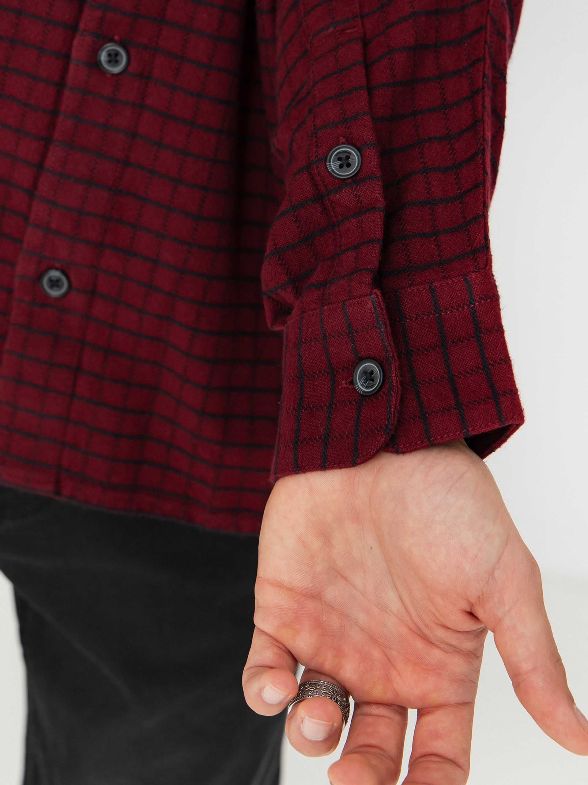 Volcom Augustone Hemd (merlot)