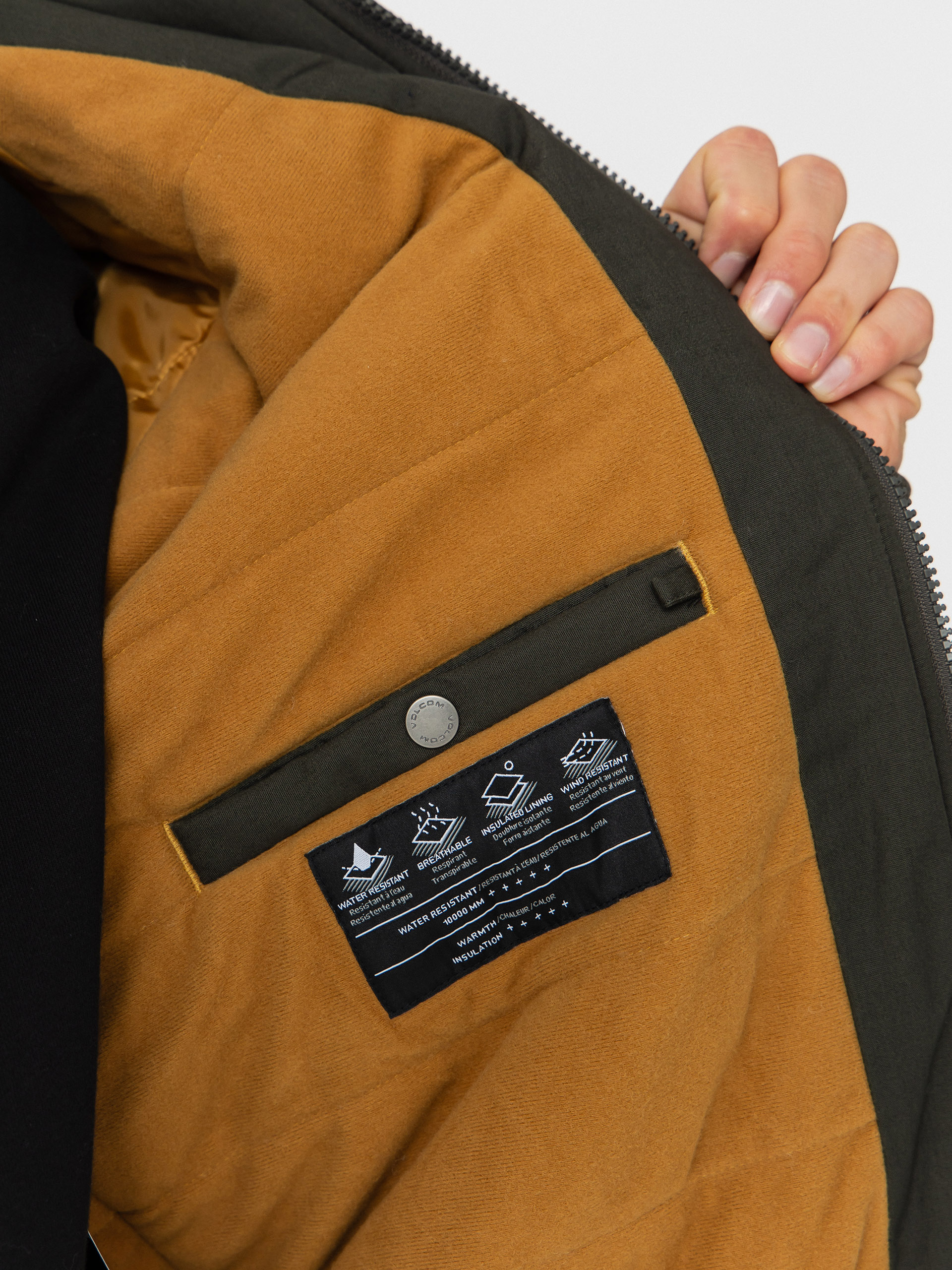 Volcom Hernan 10K Jacket (rinsed black)