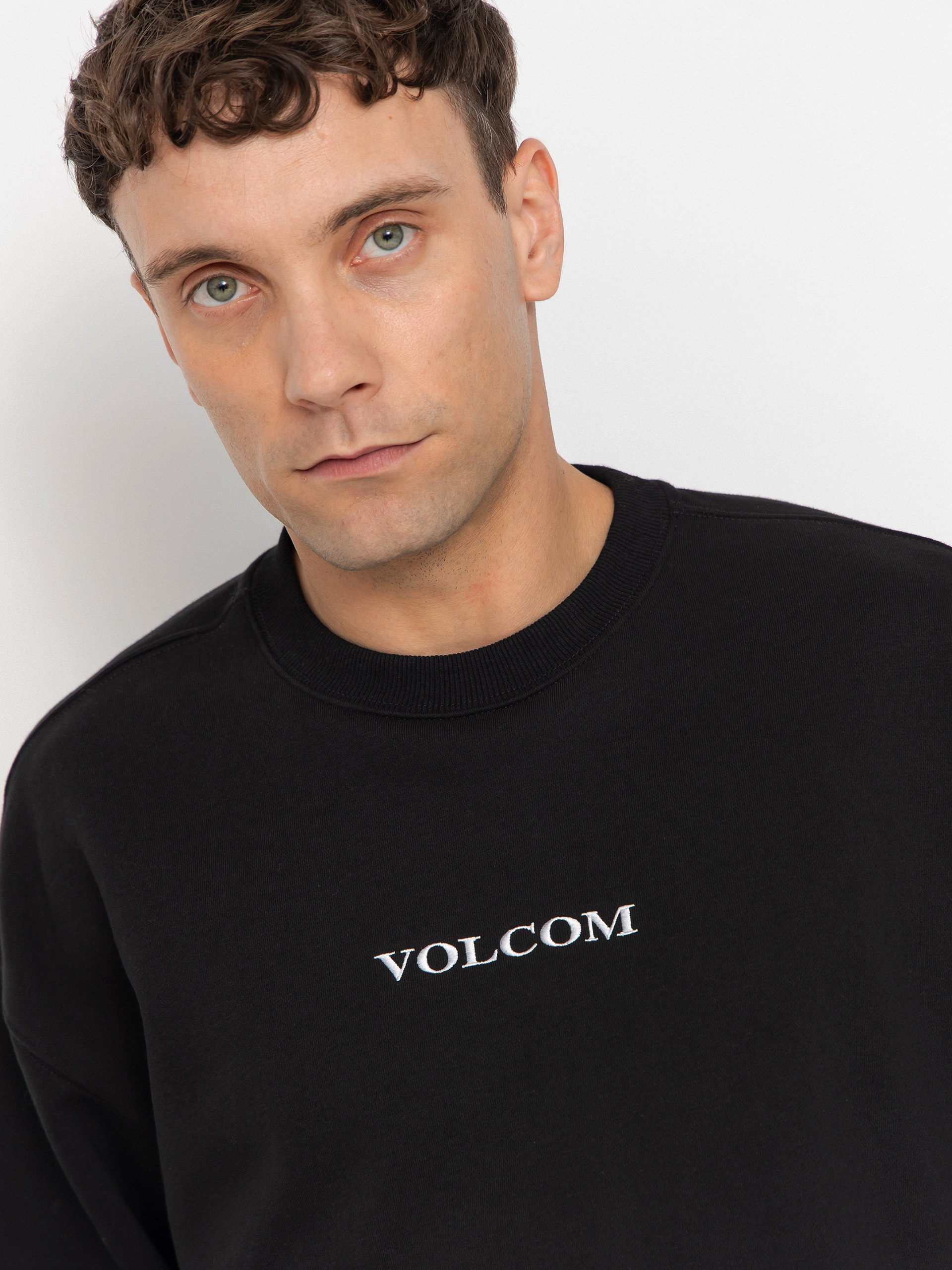 Volcom Sweatshirt Volcom Stone Crew Fleece (black)