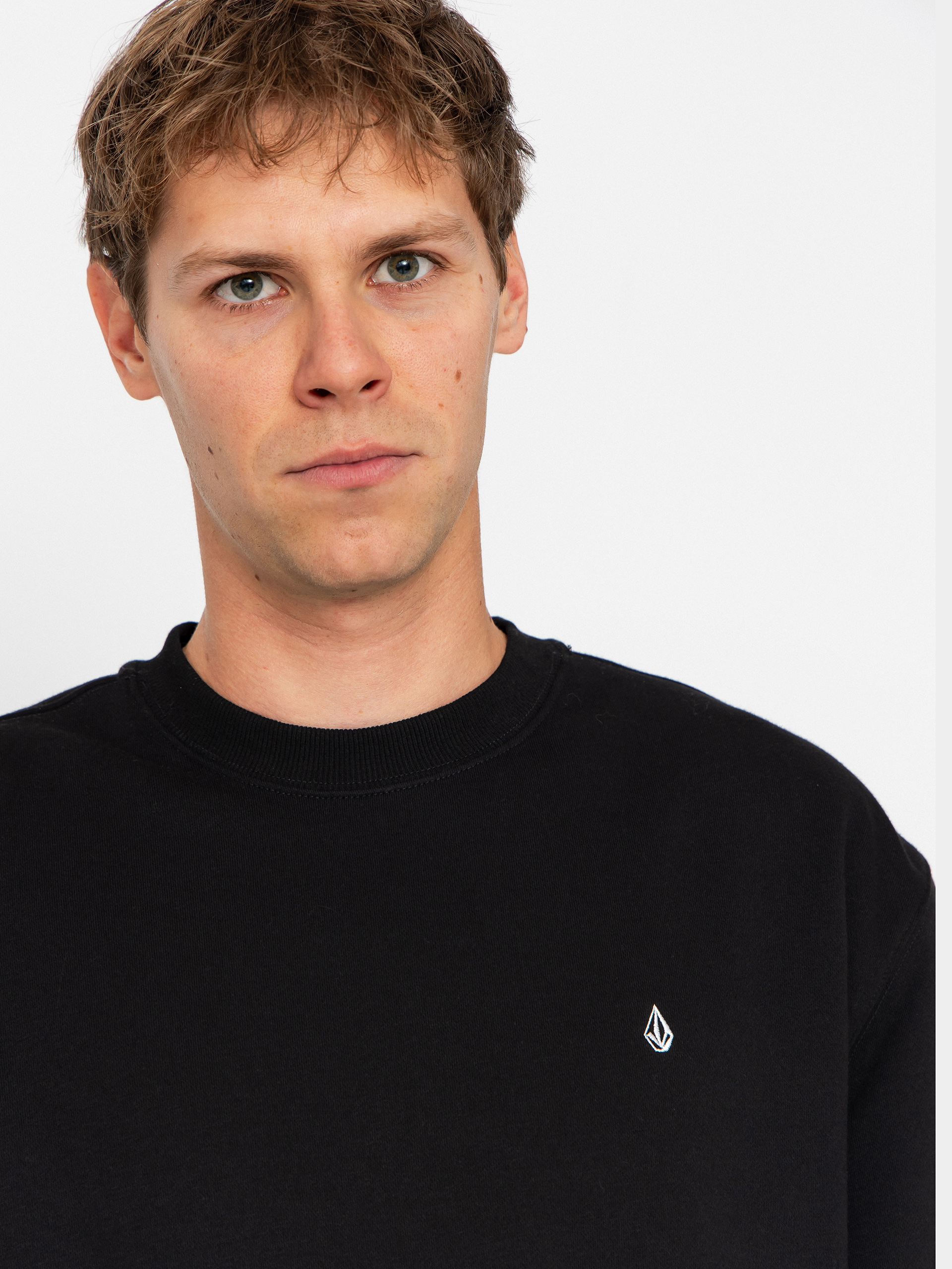 Volcom Single Stone Crew Sweatshirt (black)