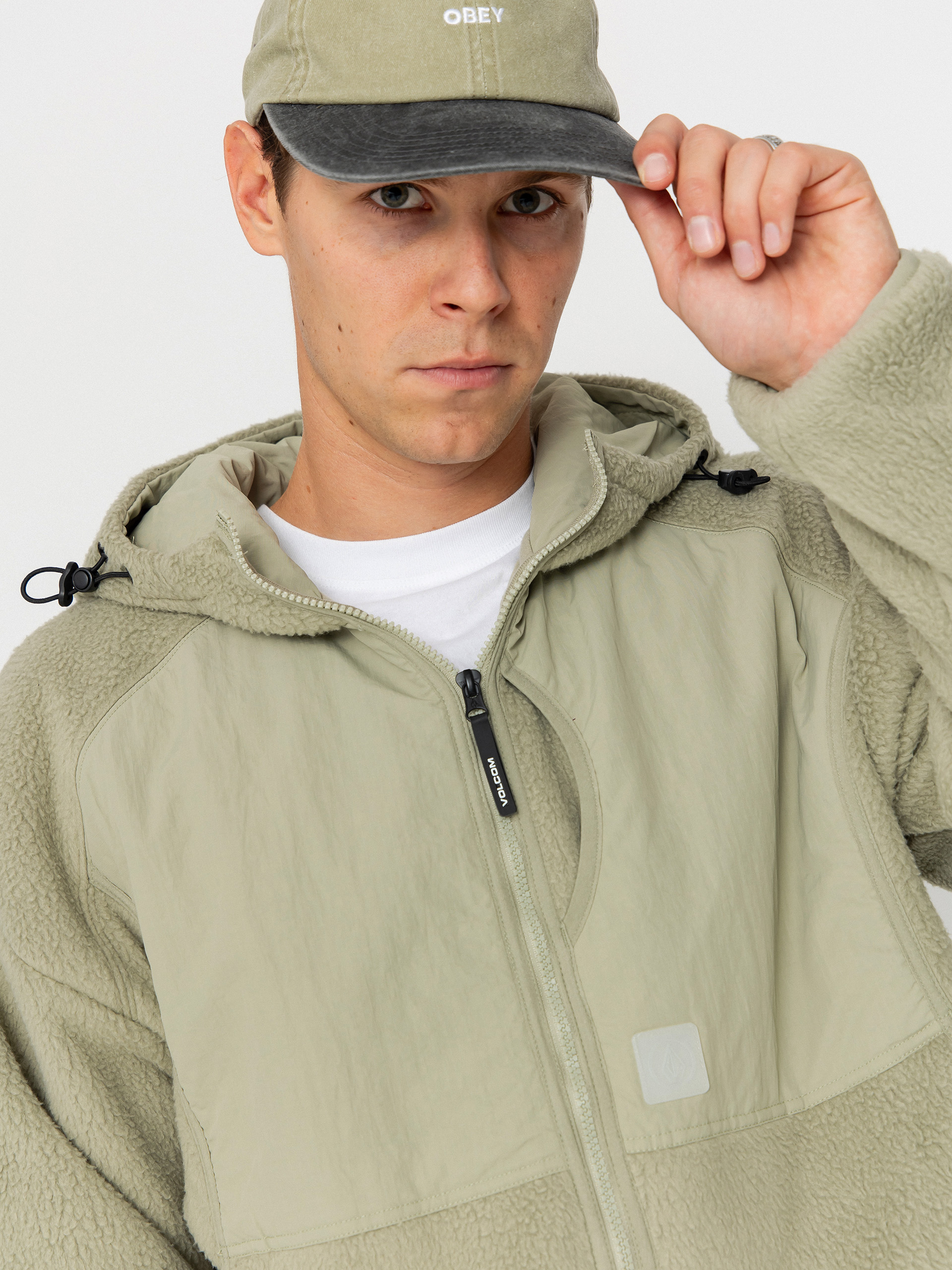 Volcom Nomaa Sherpa ZHD Hoodie - green (green tea)