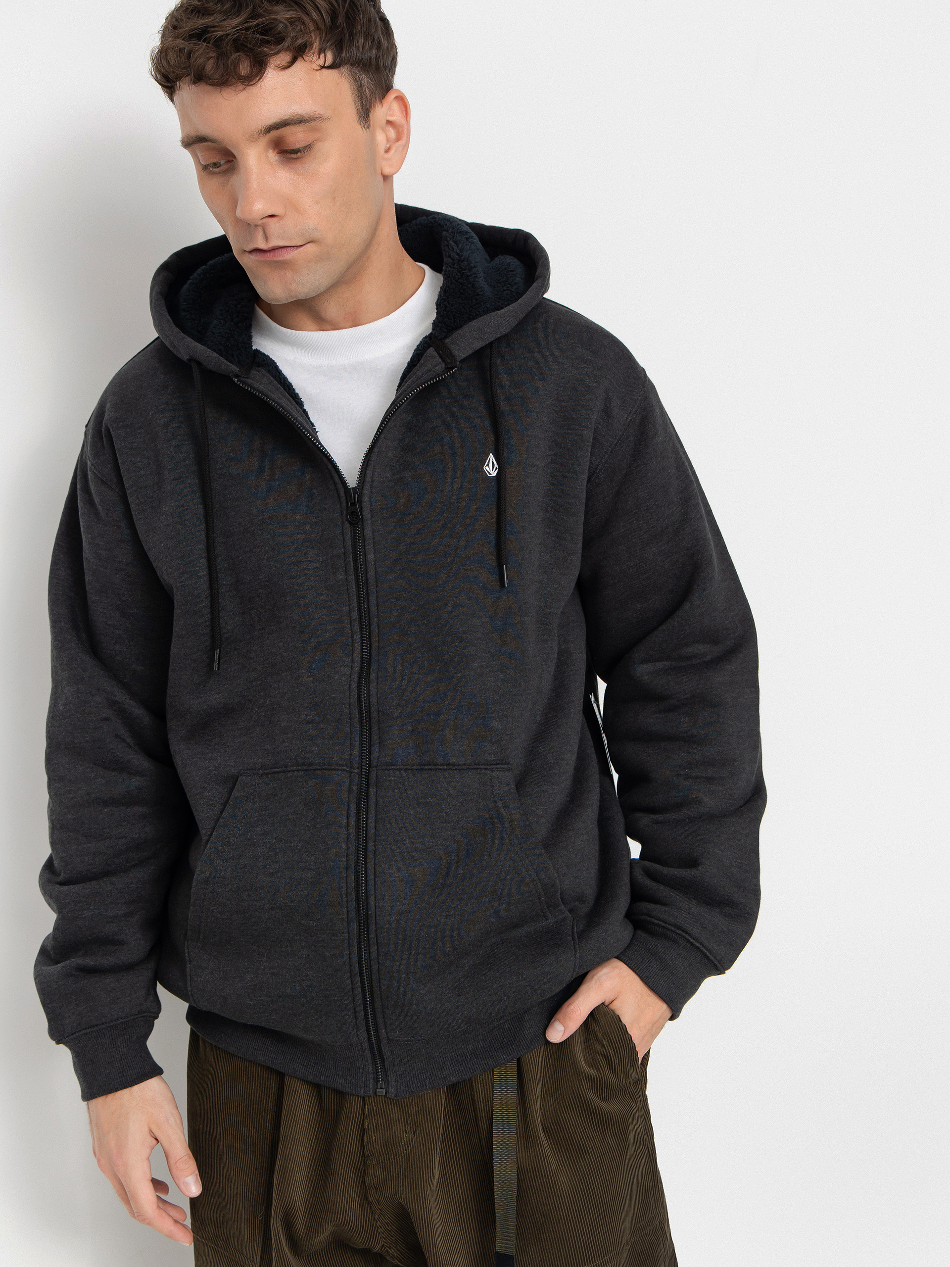 Volcom Hoodie Single Stone ZHD (heather black)
