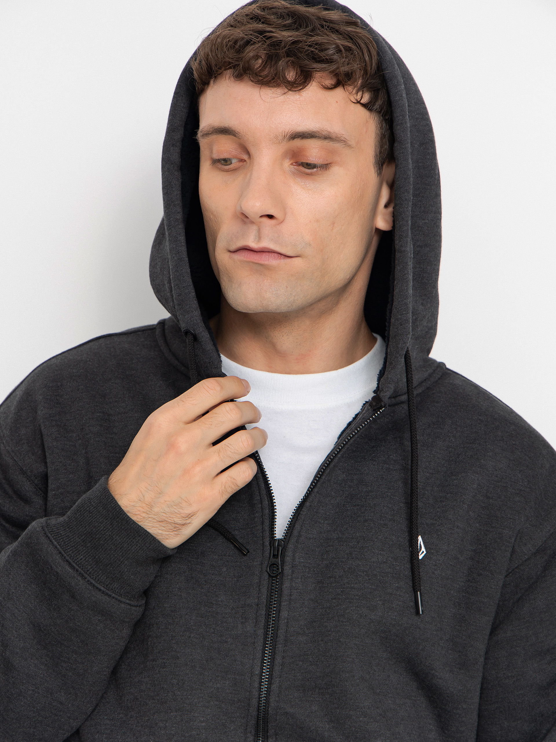 Volcom Hoodie Single Stone ZHD (heather black)