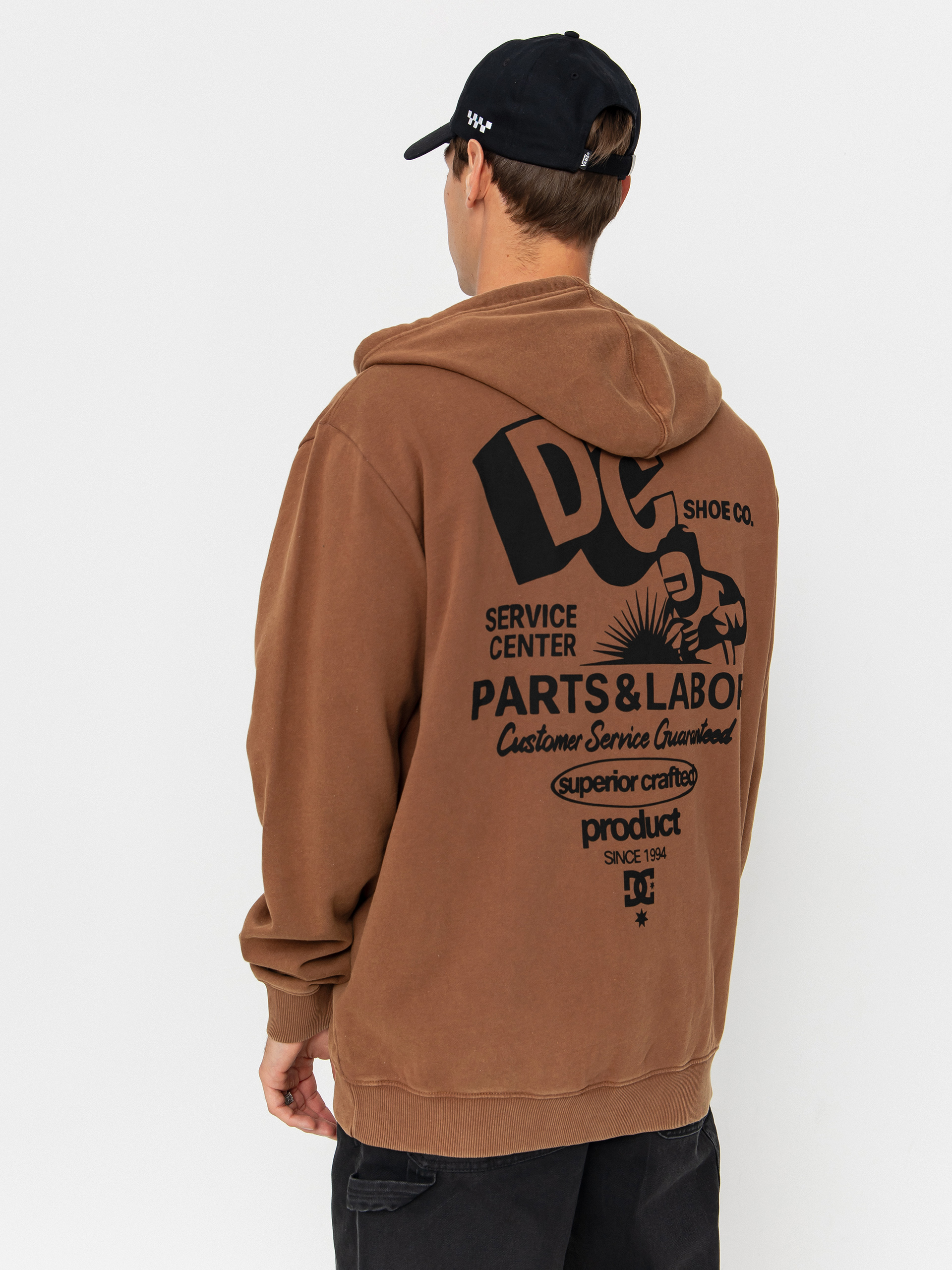 Champion Hooded Half Zip Top 219446 Hoodie - beige (wsw)