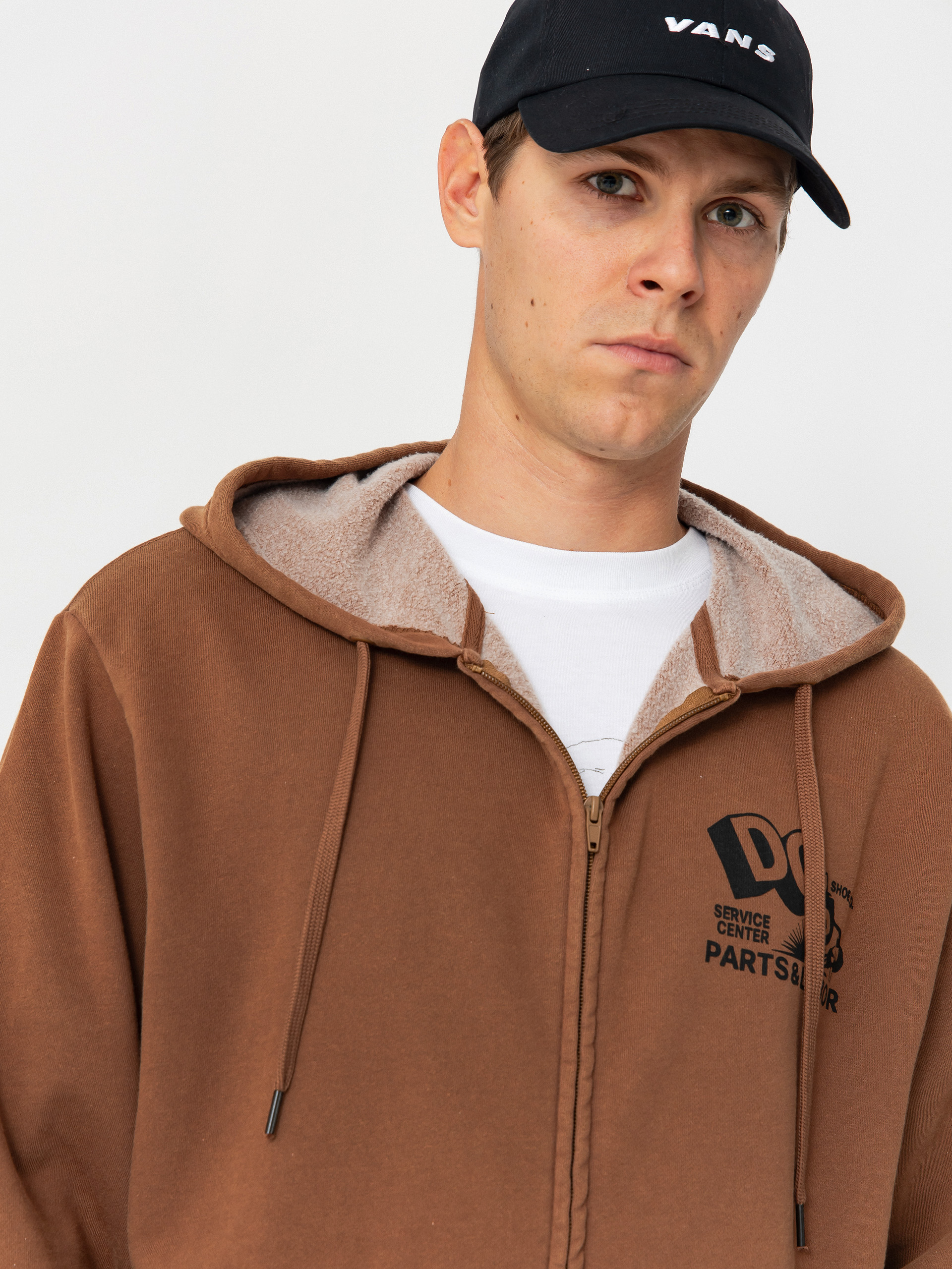 DC Parts Dep ZHD Hoodie - brown (toffee)