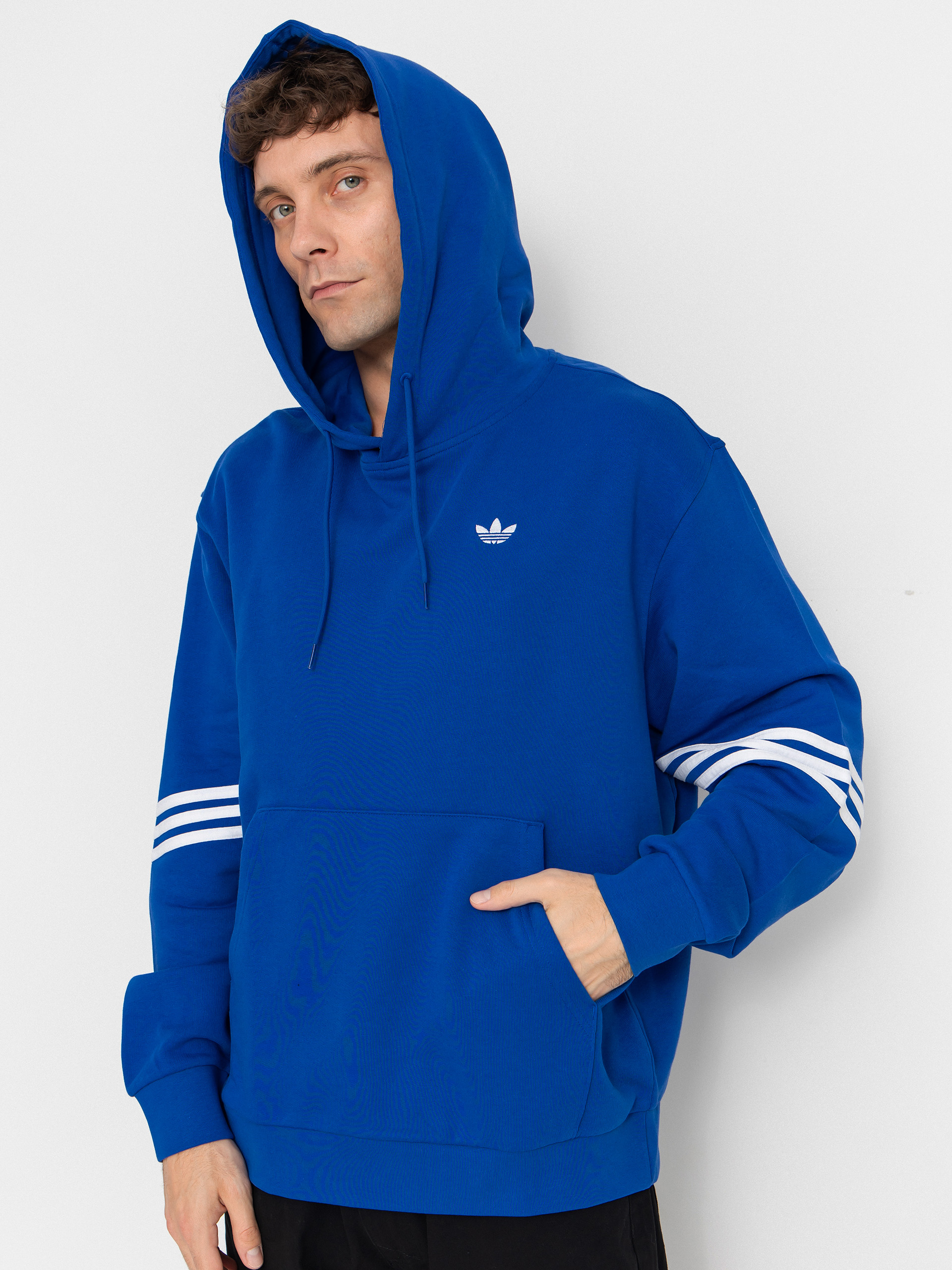 adidas Classic HD Hoodie (royblu/white)