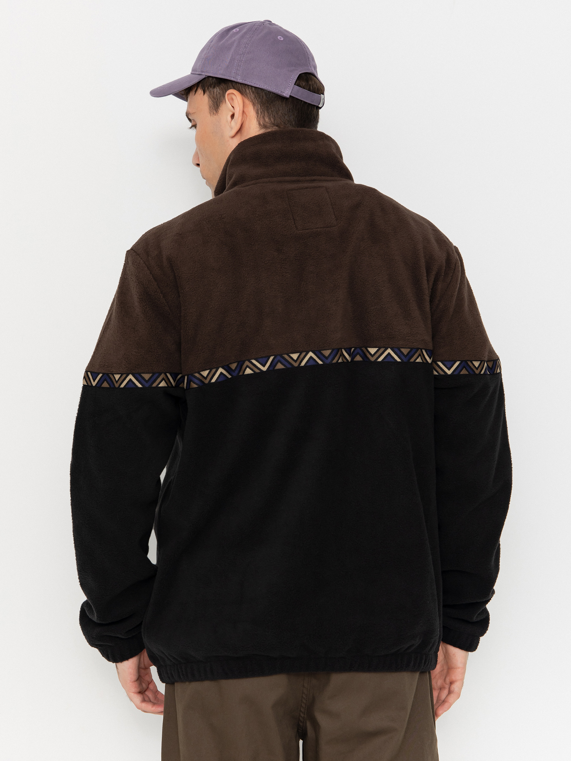 Herren Iriedaily Monte Noe Fleece Jacke (dark coffee)