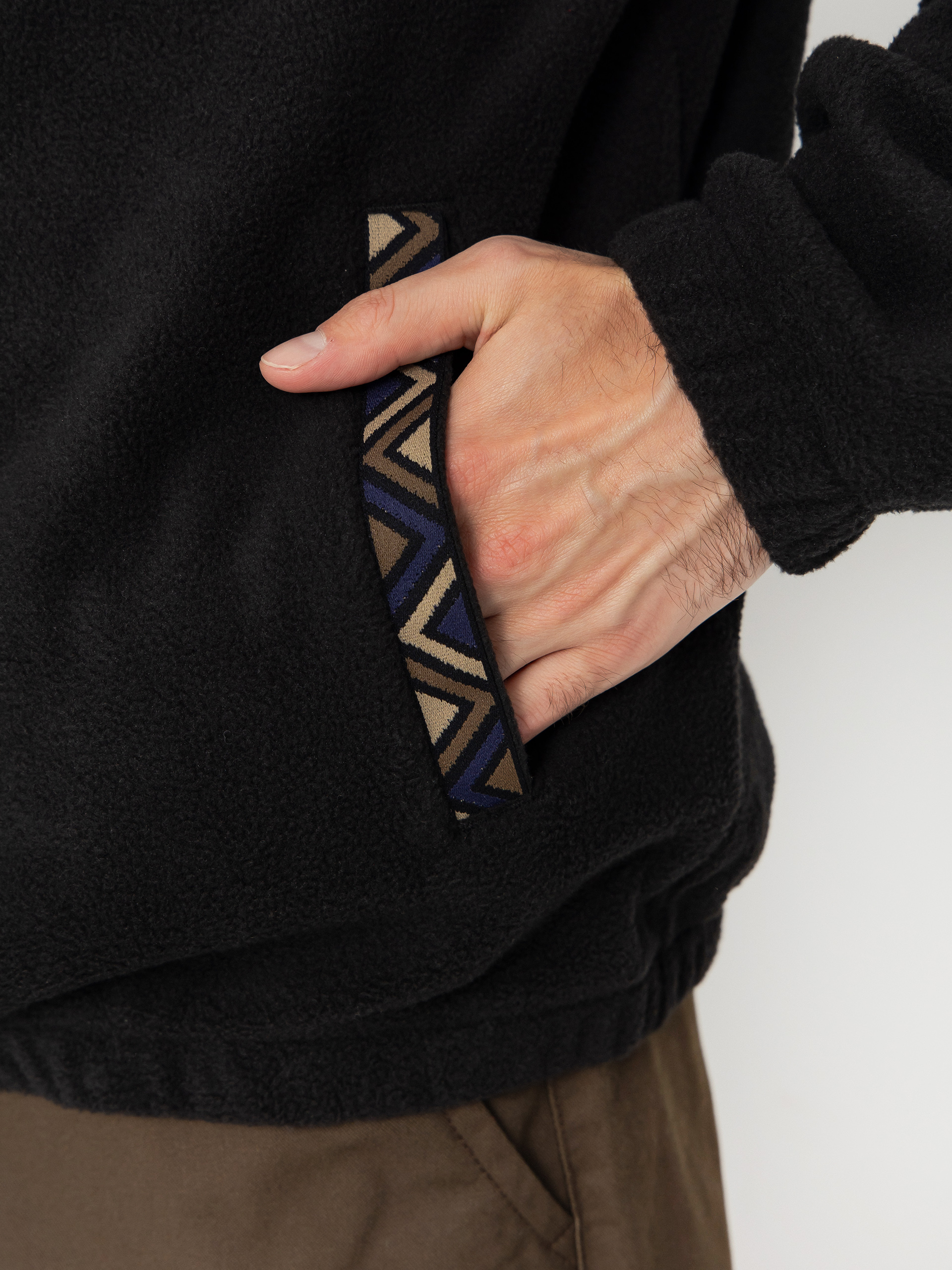 Mens Iriedaily Monte Noe Fleece  (dark coffee)