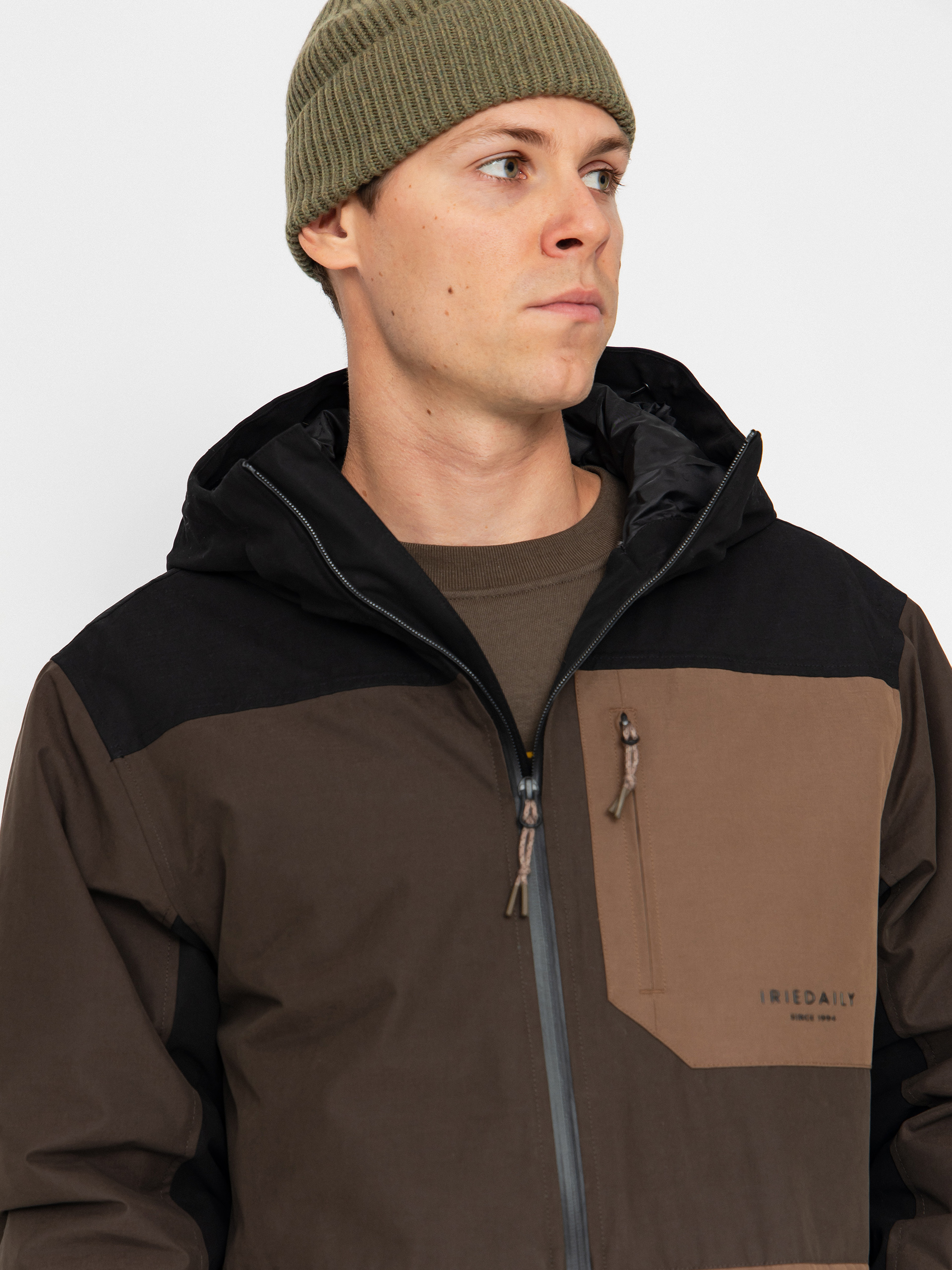 Iriedaily Nilas Anorak Jacket (dark coffee)