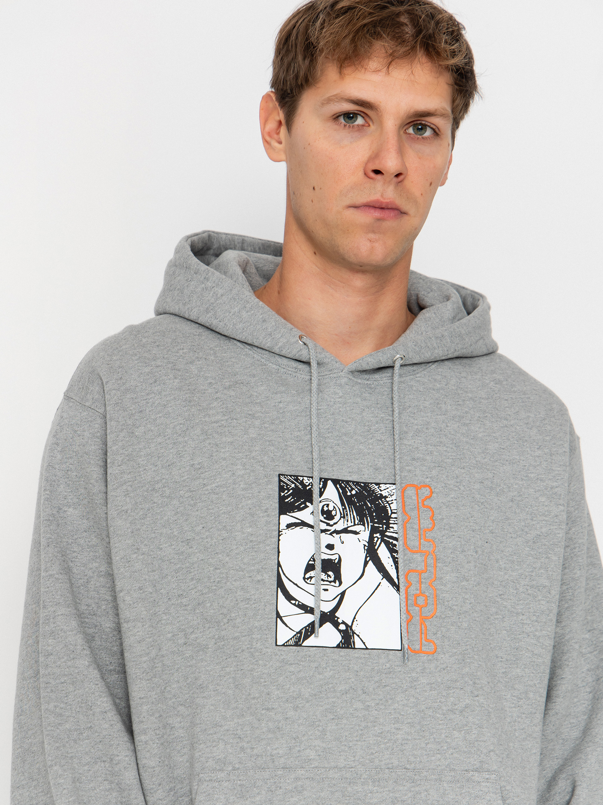 Polar Skate Dave Third Eye HD Hoodie (heather grey)