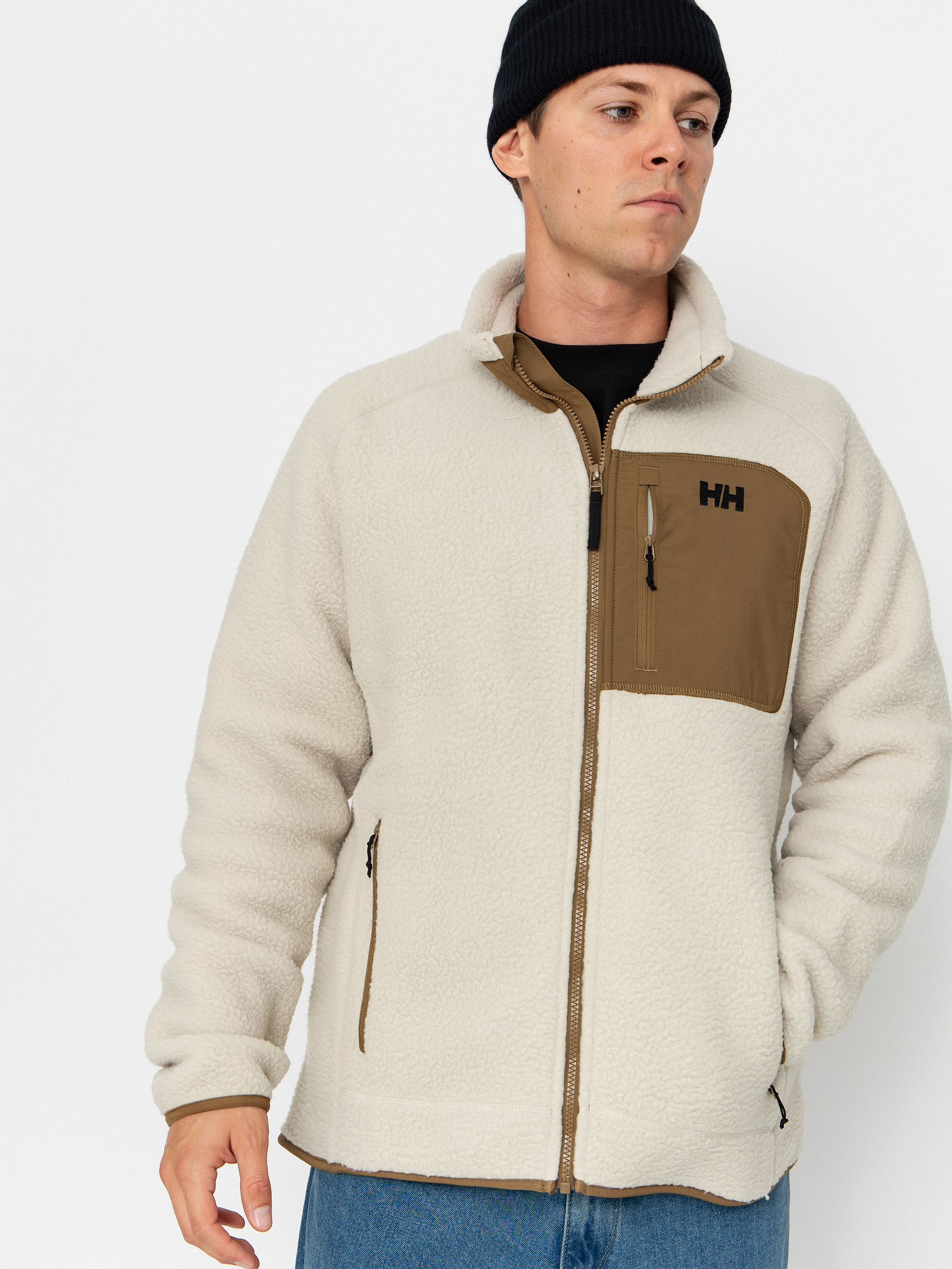 Helly Hansen Fleece Jacke Panorama Pile Block (pelican)