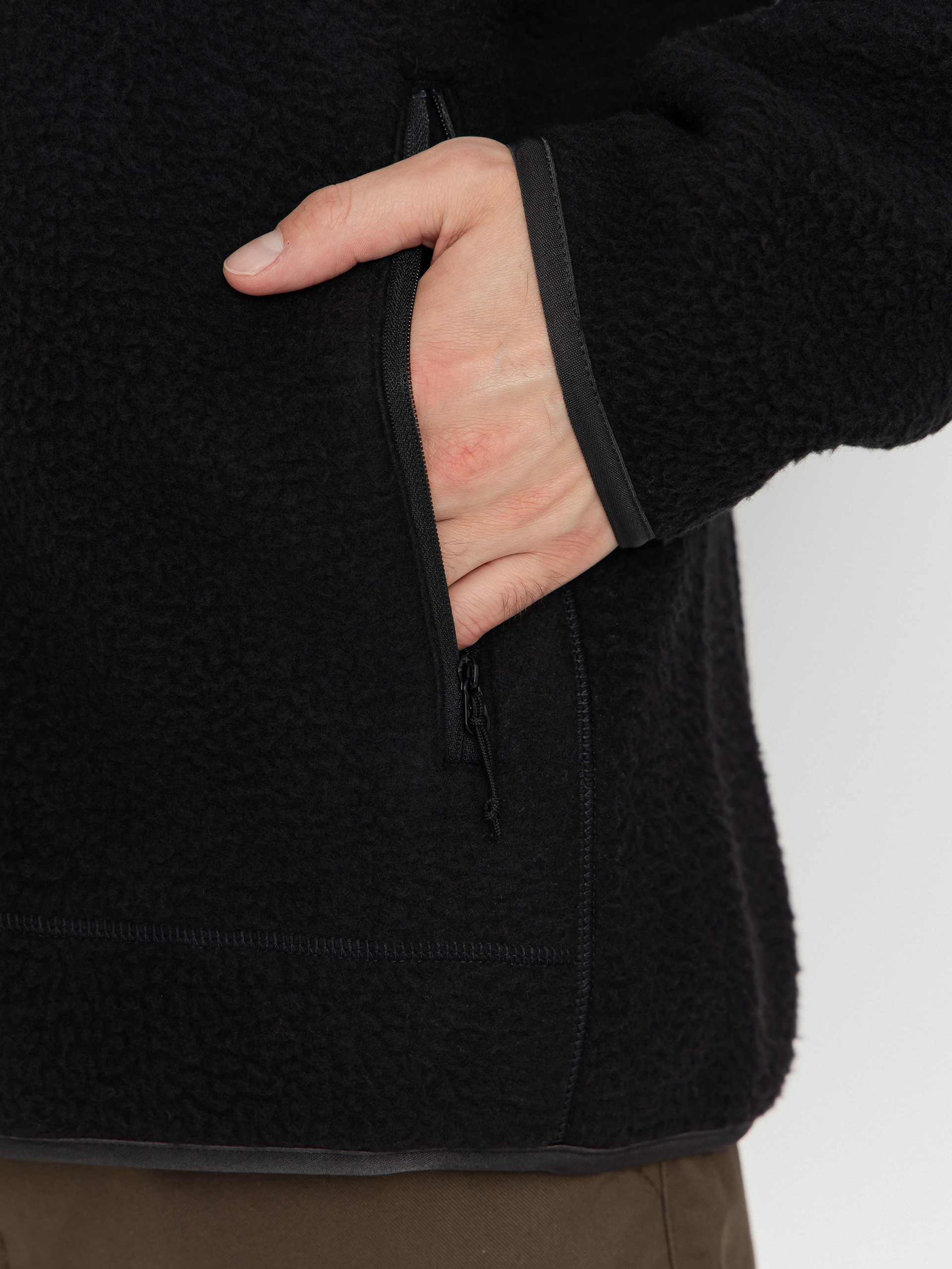 Mens Helly Hansen Panorama Pile Block Fleece (black)