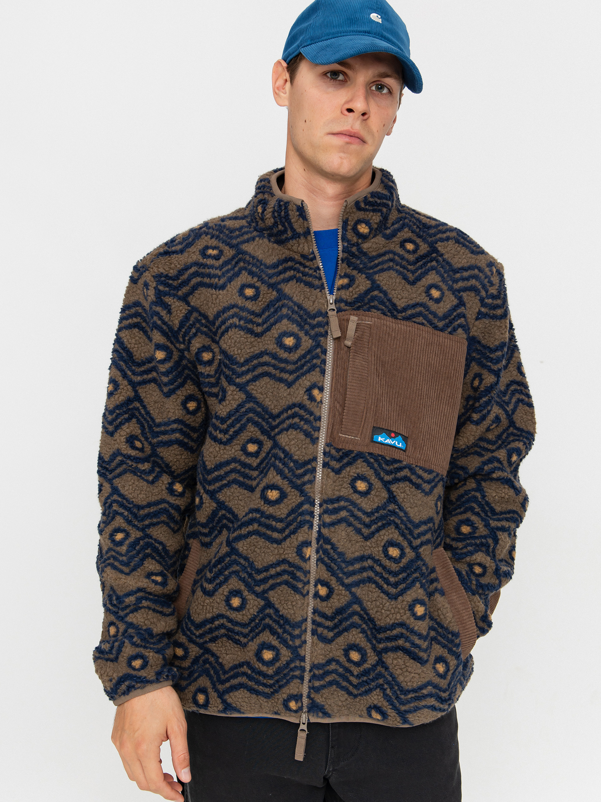 Kavu Wayside Fleece Jacke (walnut mountain)