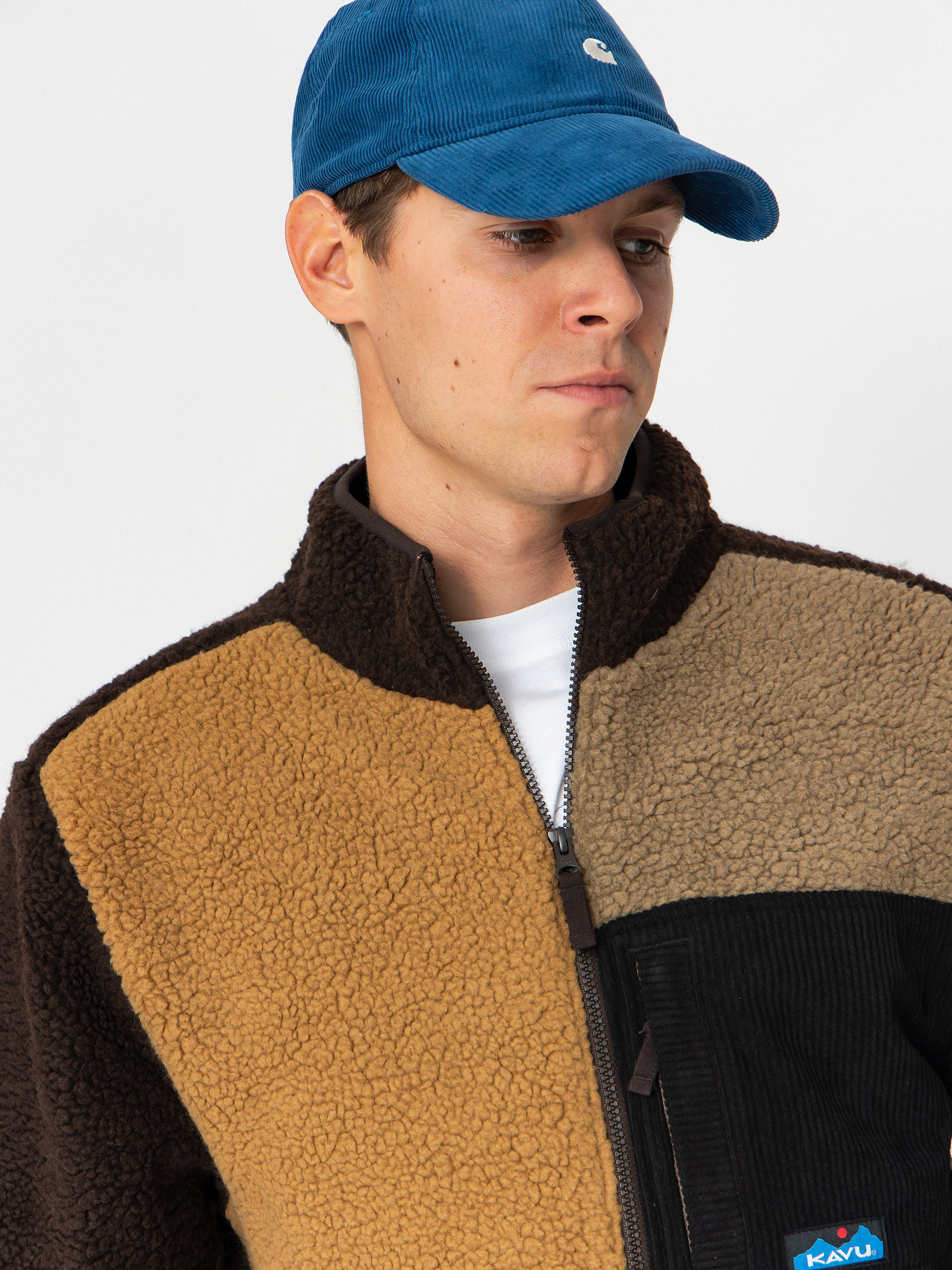 Herren Kavu Wayside Fleece Jacke (wild wood block)