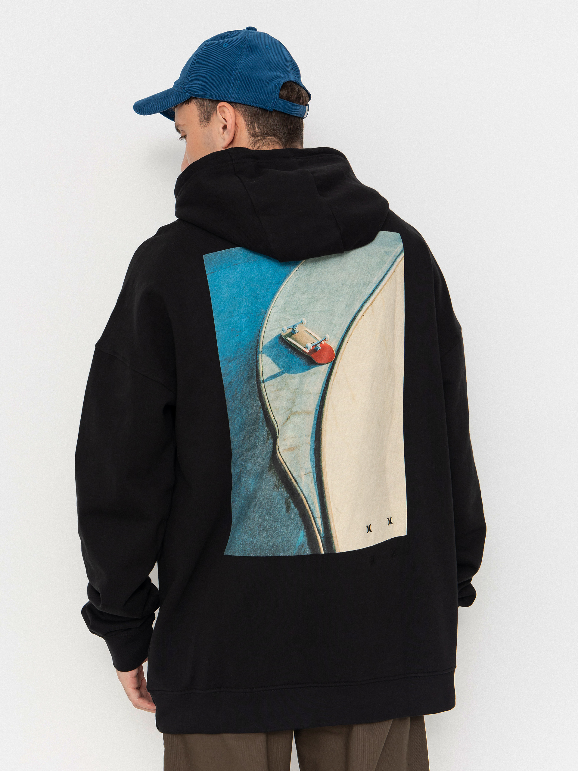 Hurley Bcnk8 Washed HD Hoodie - black (black)