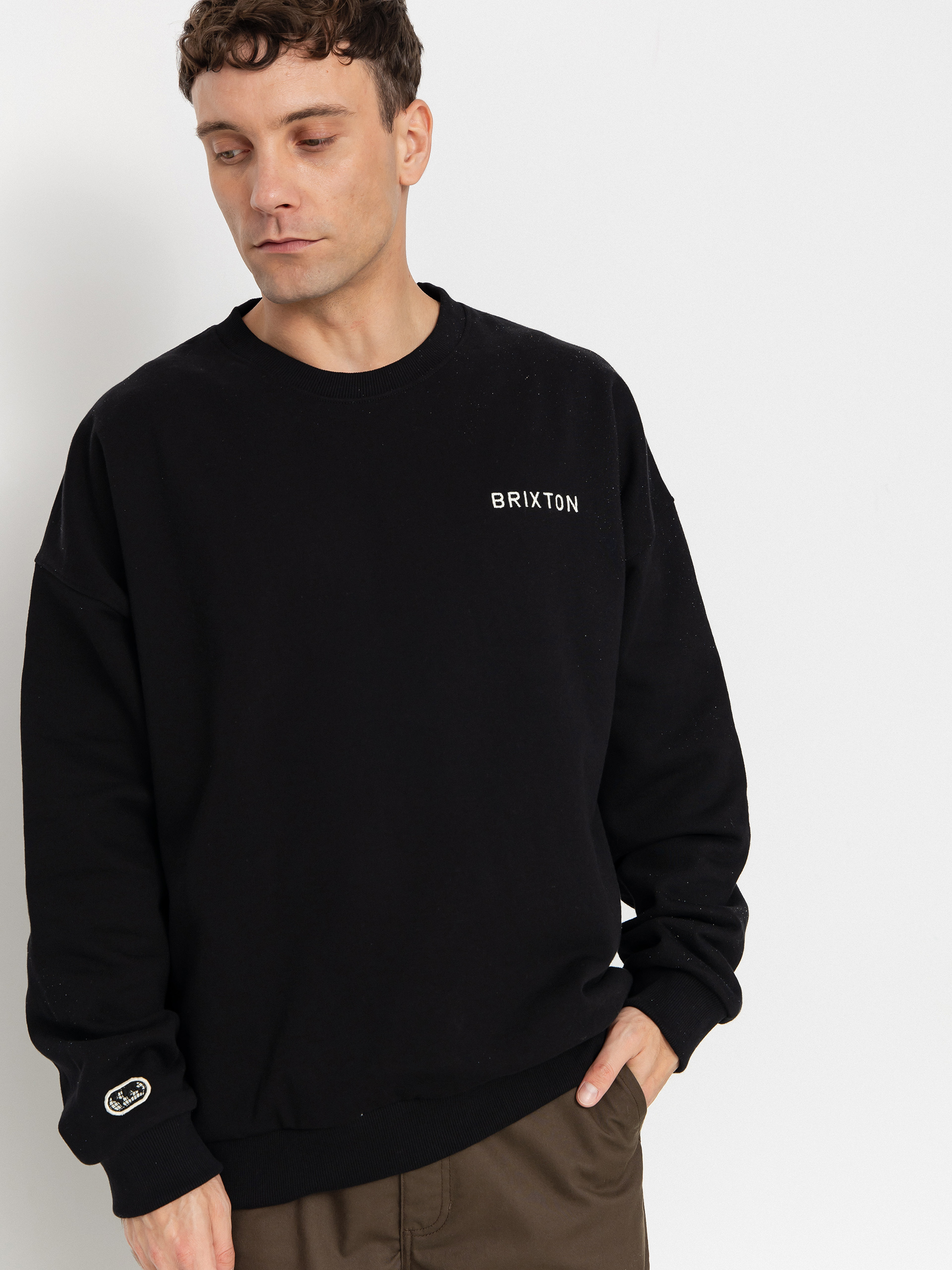 Brixton Embroidered Heavy Weight Sweatshirt